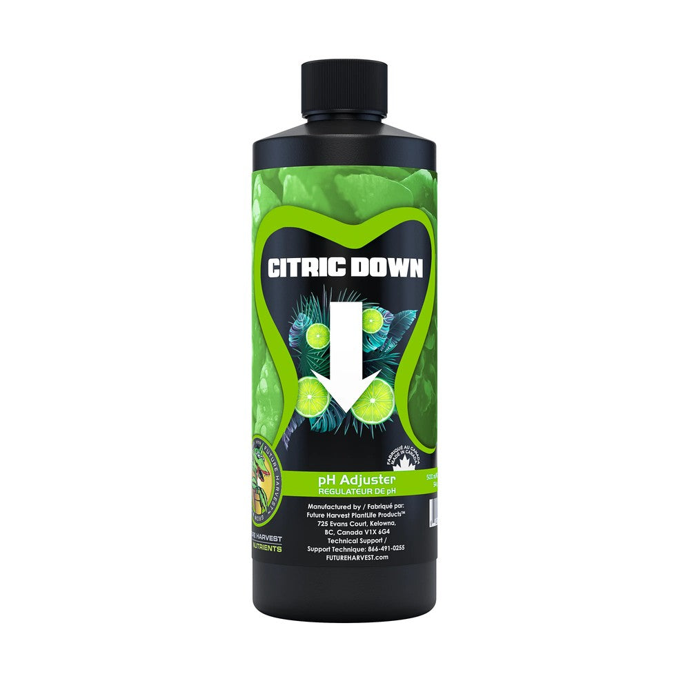 Future Harvest Citric pH Down – Citric pH Down 1 Litre – pH Adjusters