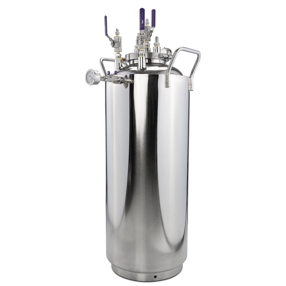 Jacketed Stainless Steel LP Tank with Internal Condensing Coil and Dip Tube - Black Label Supply llc