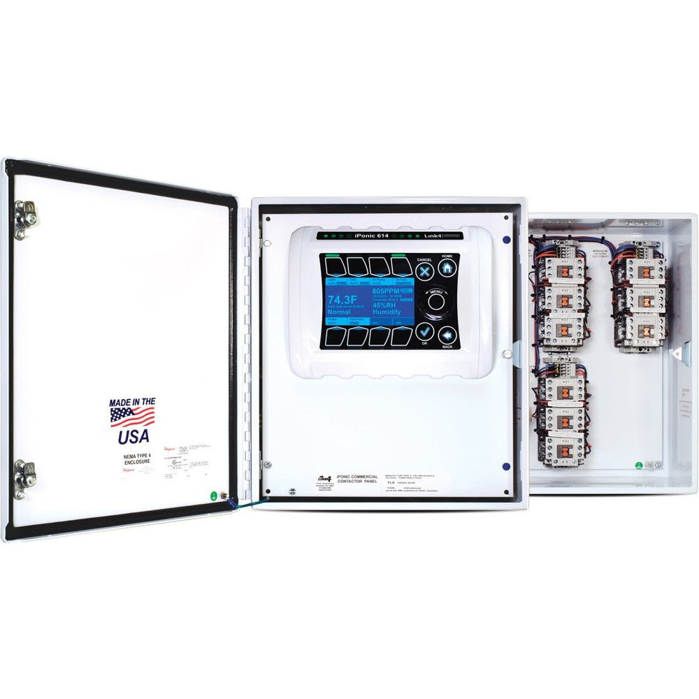 iPonic Commercial Dual Zone - CO2/TEMP/HUM/LIGHT/ul 120V - Black Label Supply llc