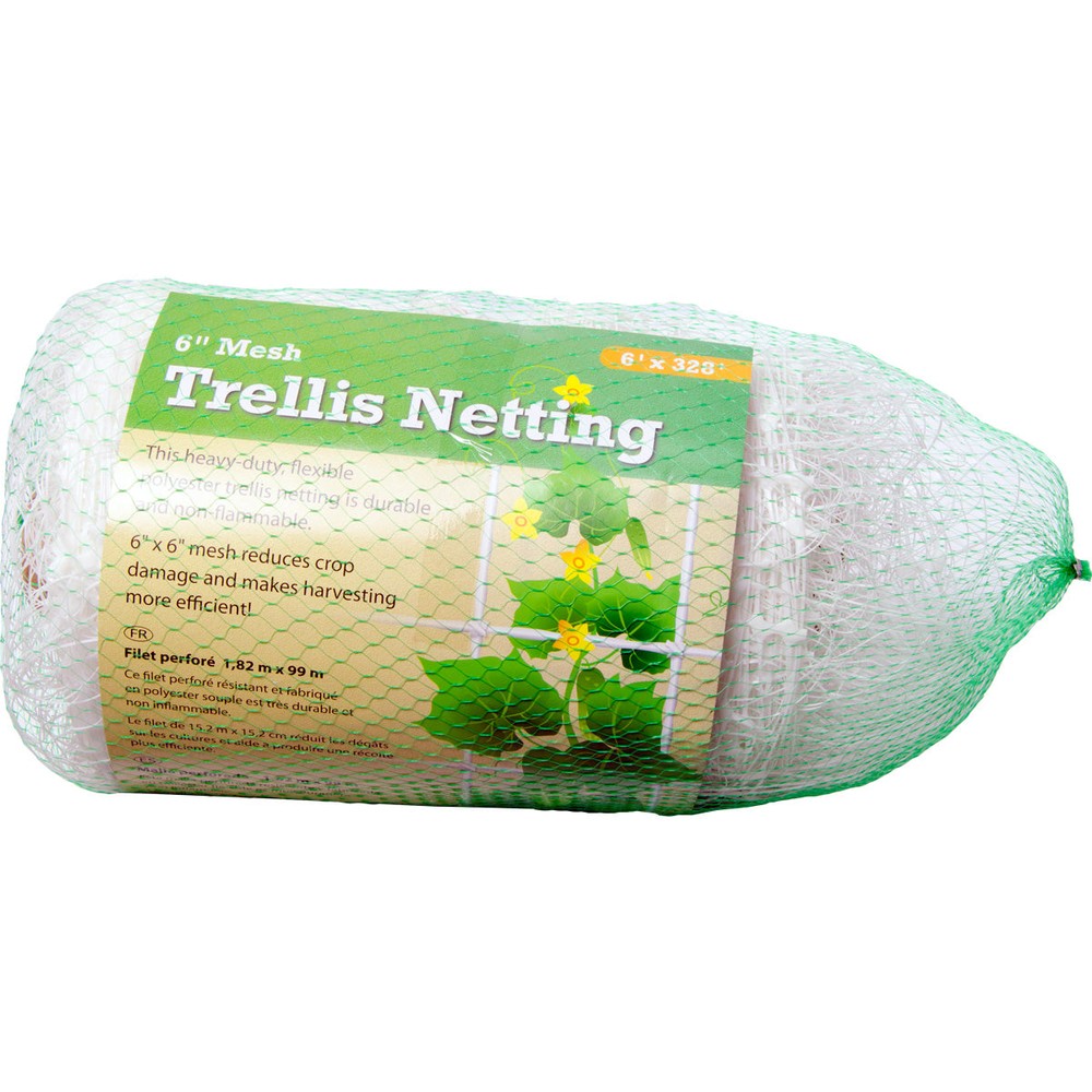 Trellis Netting – Trellis Netting 6" Mesh, non-woven, 6' x 328' – Trellis