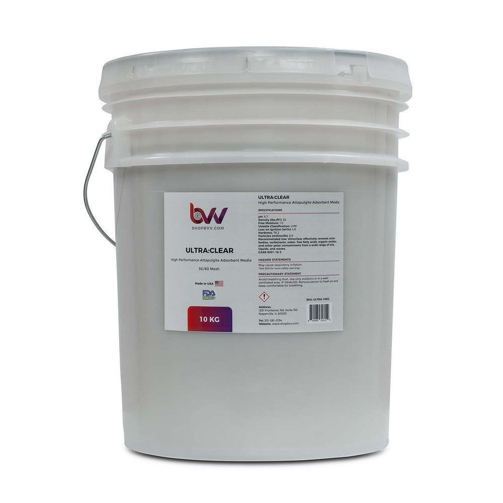 Ultra Clear - Granular High Performance Bentonite for Bleaching & Decolorizing Edible Oils *Compares to CRX™ - Black Label Supply llc