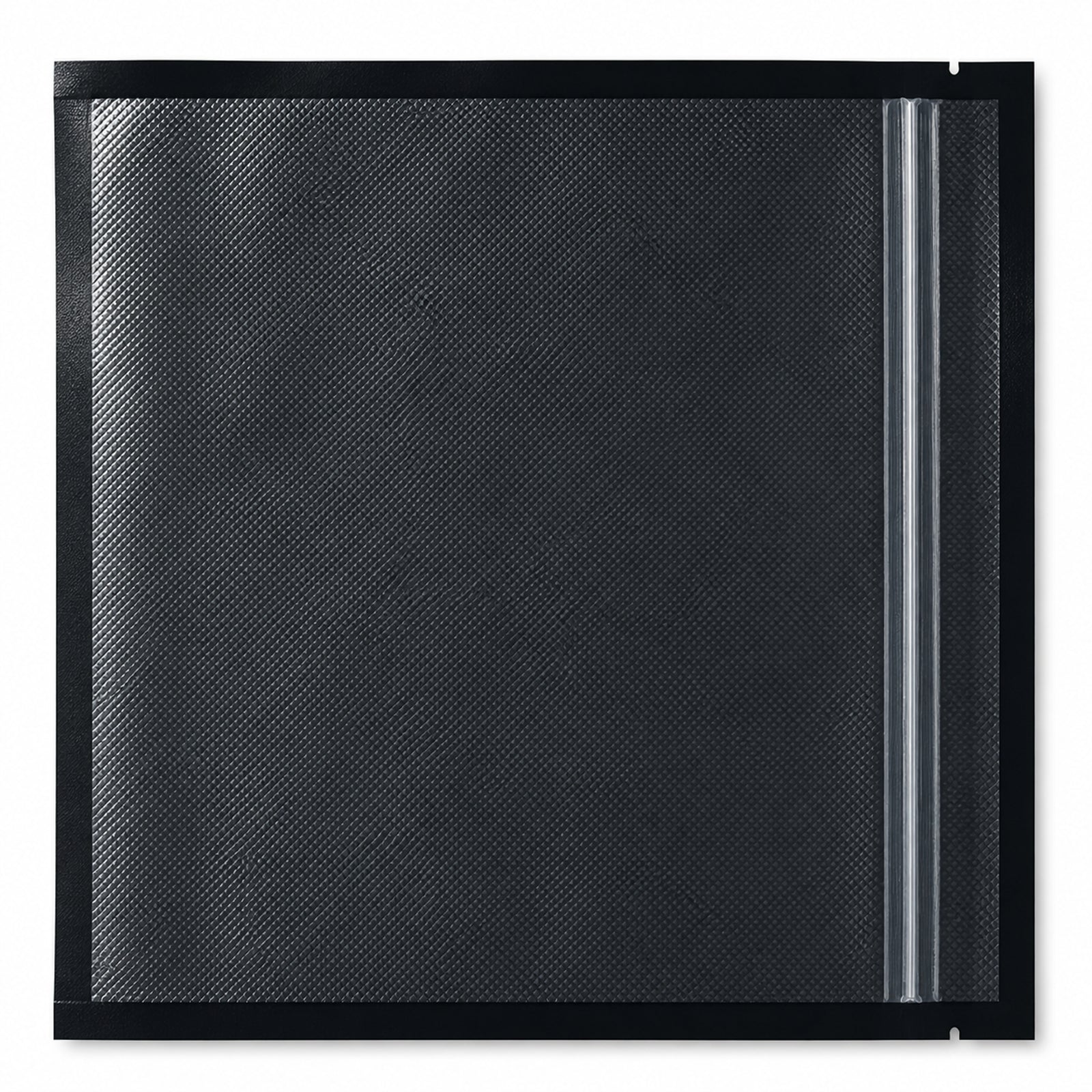 SYMBYS StashBags black clear pre-cut vacuum seal bag with zip 5 mil 12 in x 12.5 in 50 pack