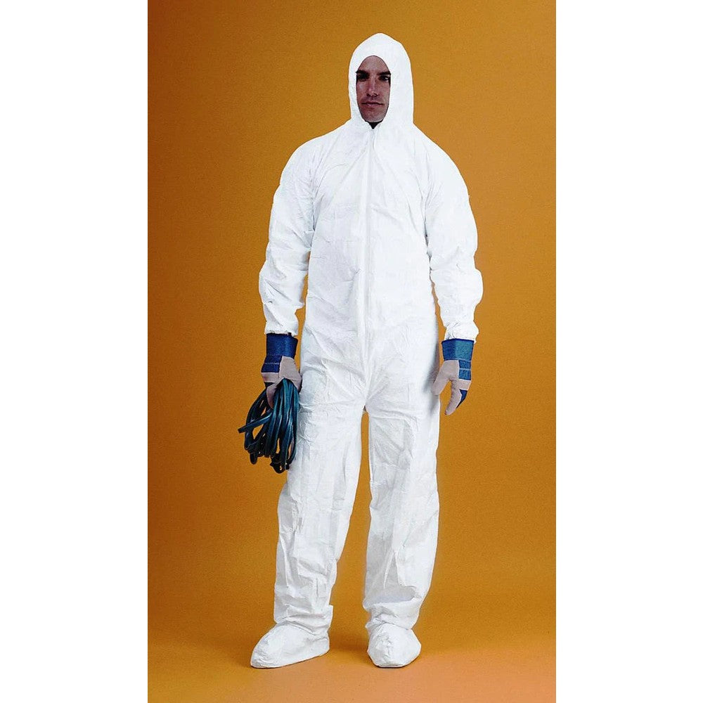 Bravo - Coverall w/ Hood and Booties (25/case) Sold per Case – Garden Hygiene and Safety