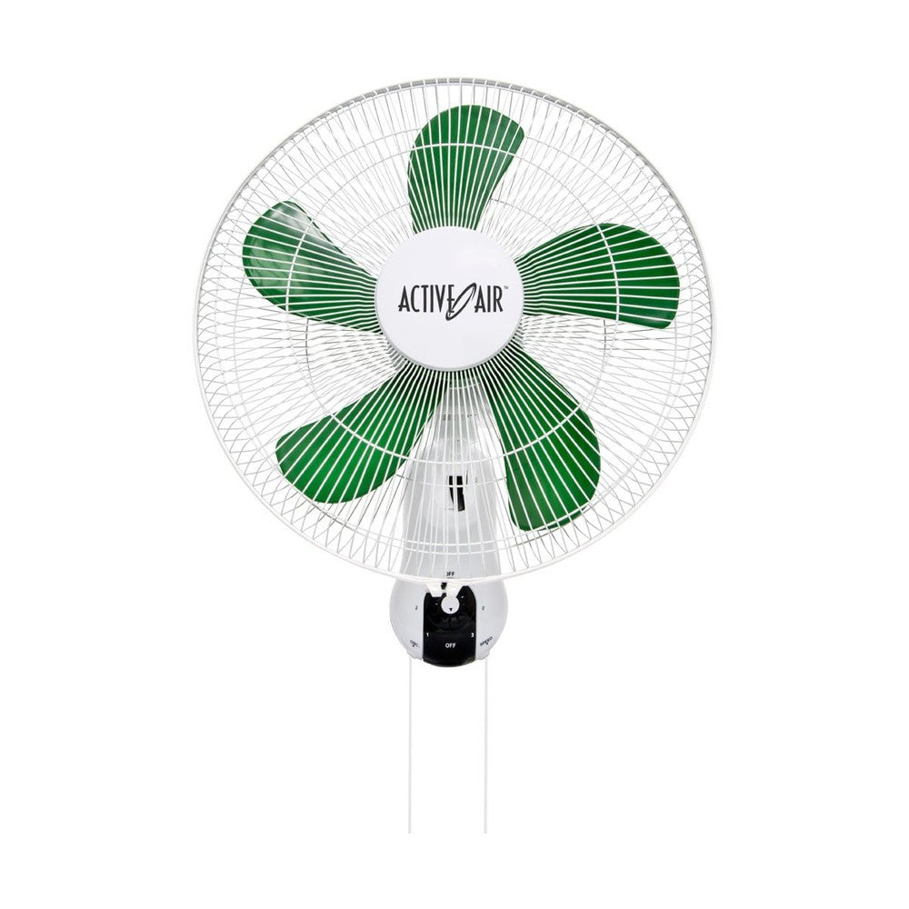 16" Wall Mount Oscillating Fan - Black Label Supply llc