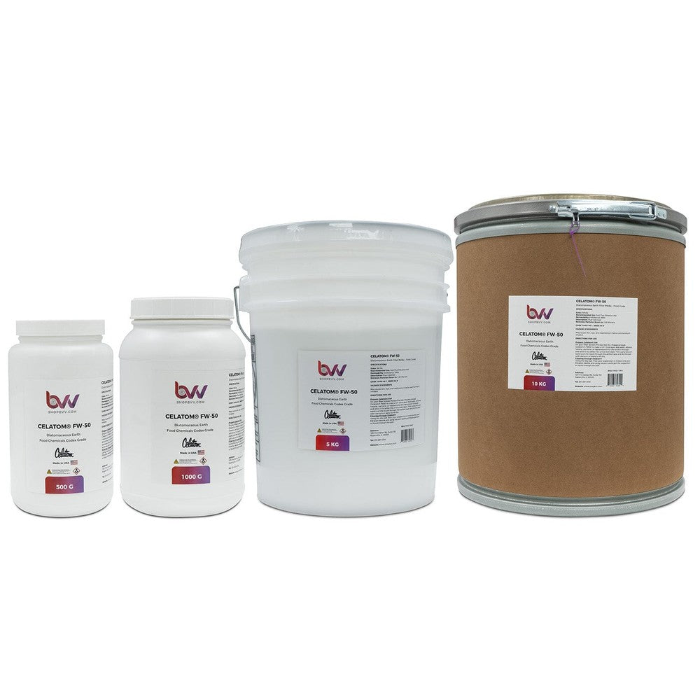Celatom FW - 50 Diatomaceous Earth 1.85 micron (Compares to Celite 545) - Black Label Supply llc