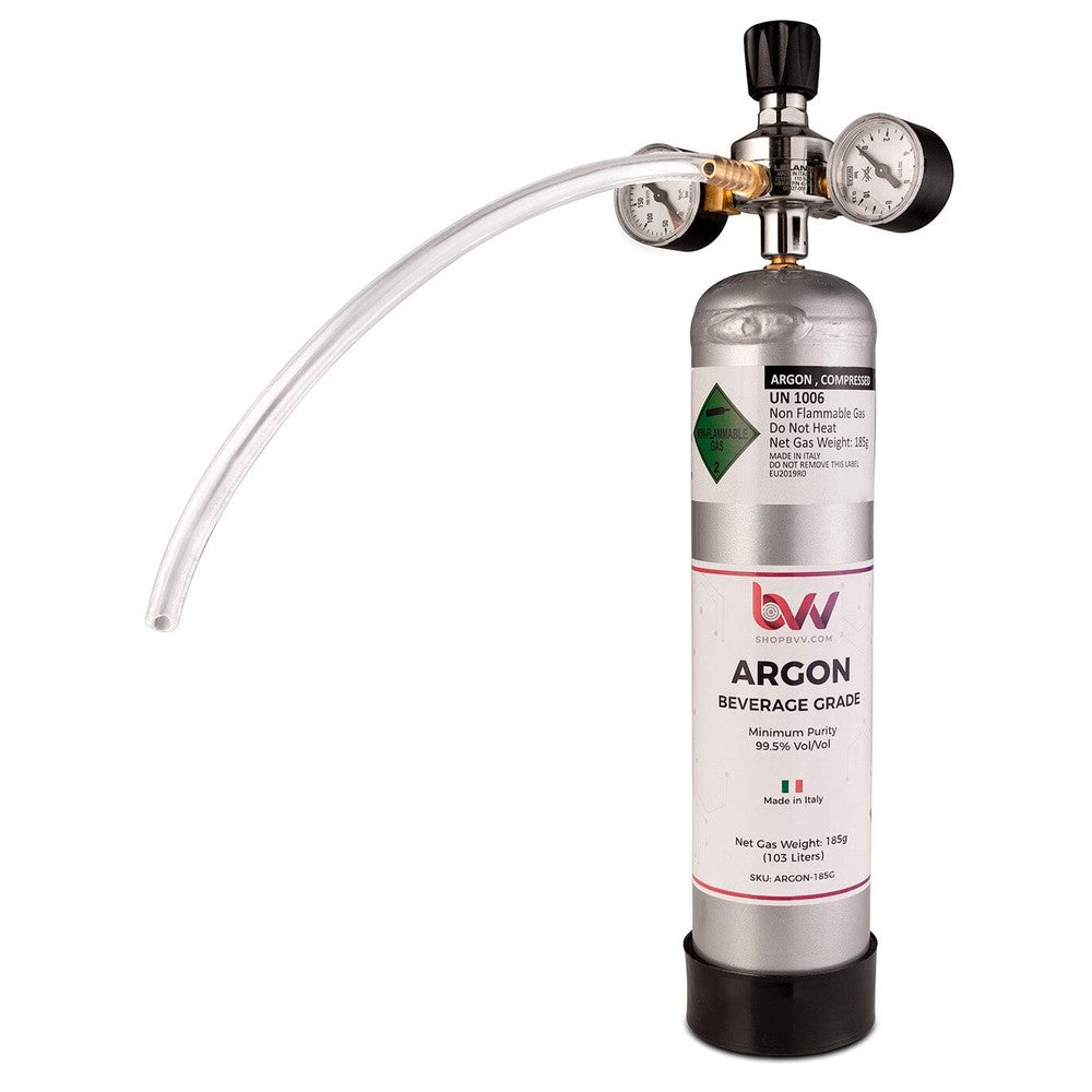 Argon Gas 99.5% - Pure gas for preserving terpenes in flowers and concentrates - Black Label Supply llc