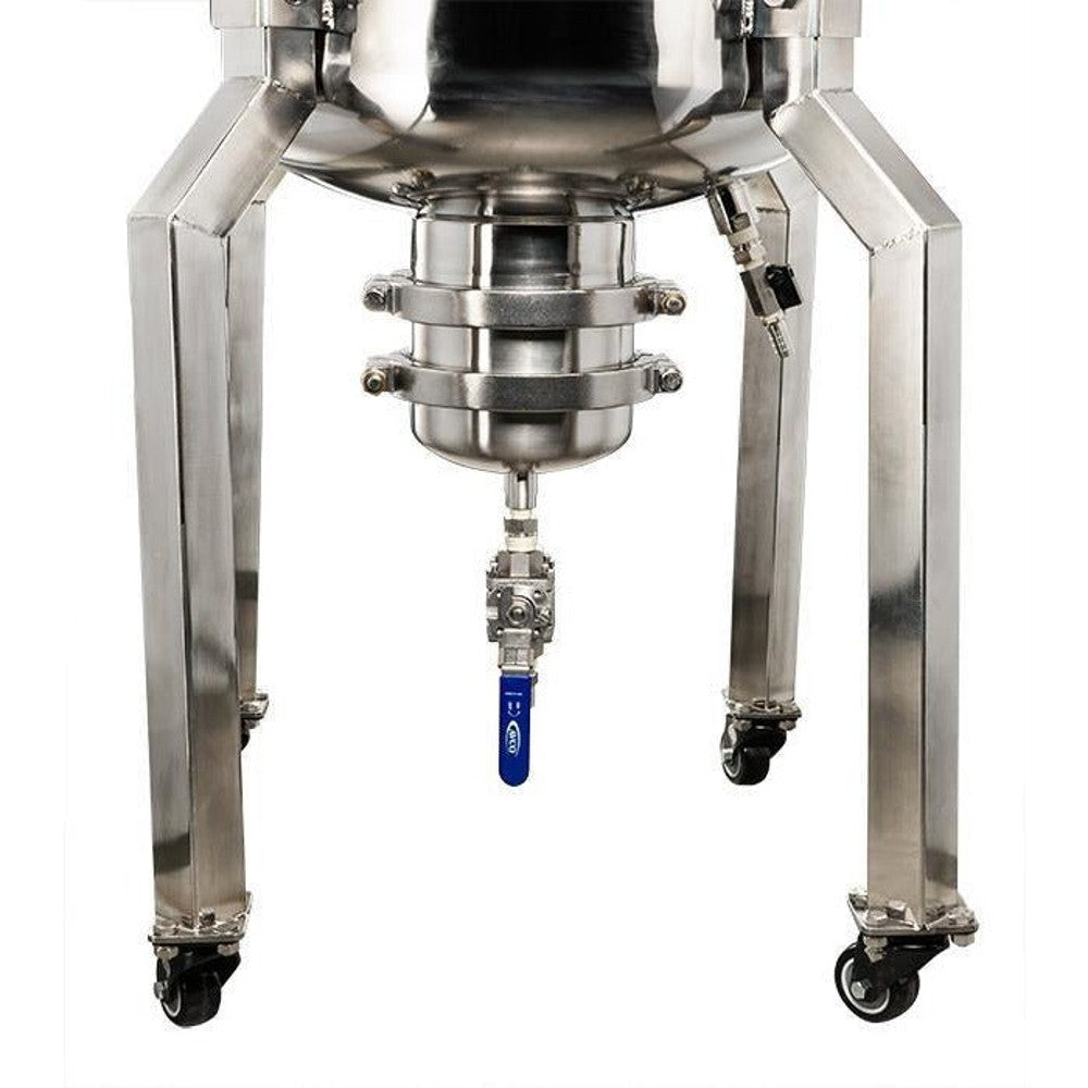 Pre - Built 50L Stainless Steel Jacketed Reactor - Black Label Supply llc