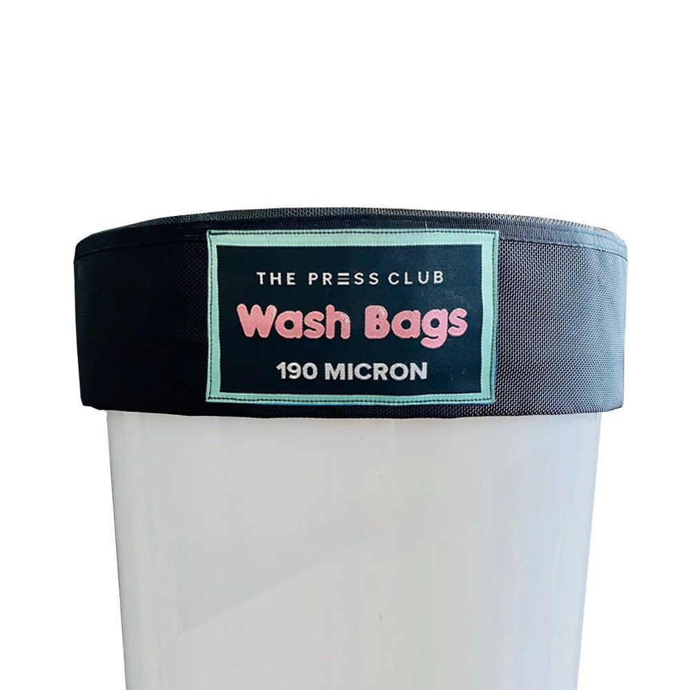 THE PRESS CLUB BUBBLE BAGS – 5 GALLON 3/4 MESH BUBBLE BAGS – 190 Micron – Solventless