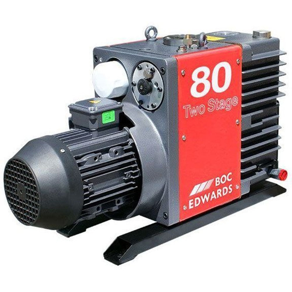 Edwards E2M80 57 CFM Dual - Stage High Capacity Vacuum Pump - Black Label Supply llc