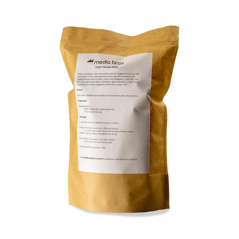 Media Bros - PR-W Filter Media (BHO & Ethanol Extraction) – PR-W Filter Media 1 kg – Granular Media