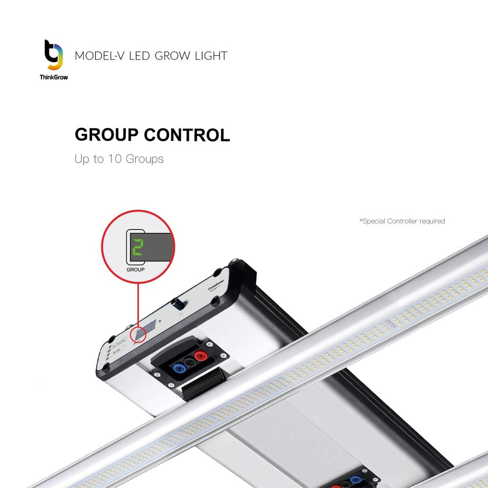 ThinkGrow Model - V LED Grow Light - Black Label Supply llc
