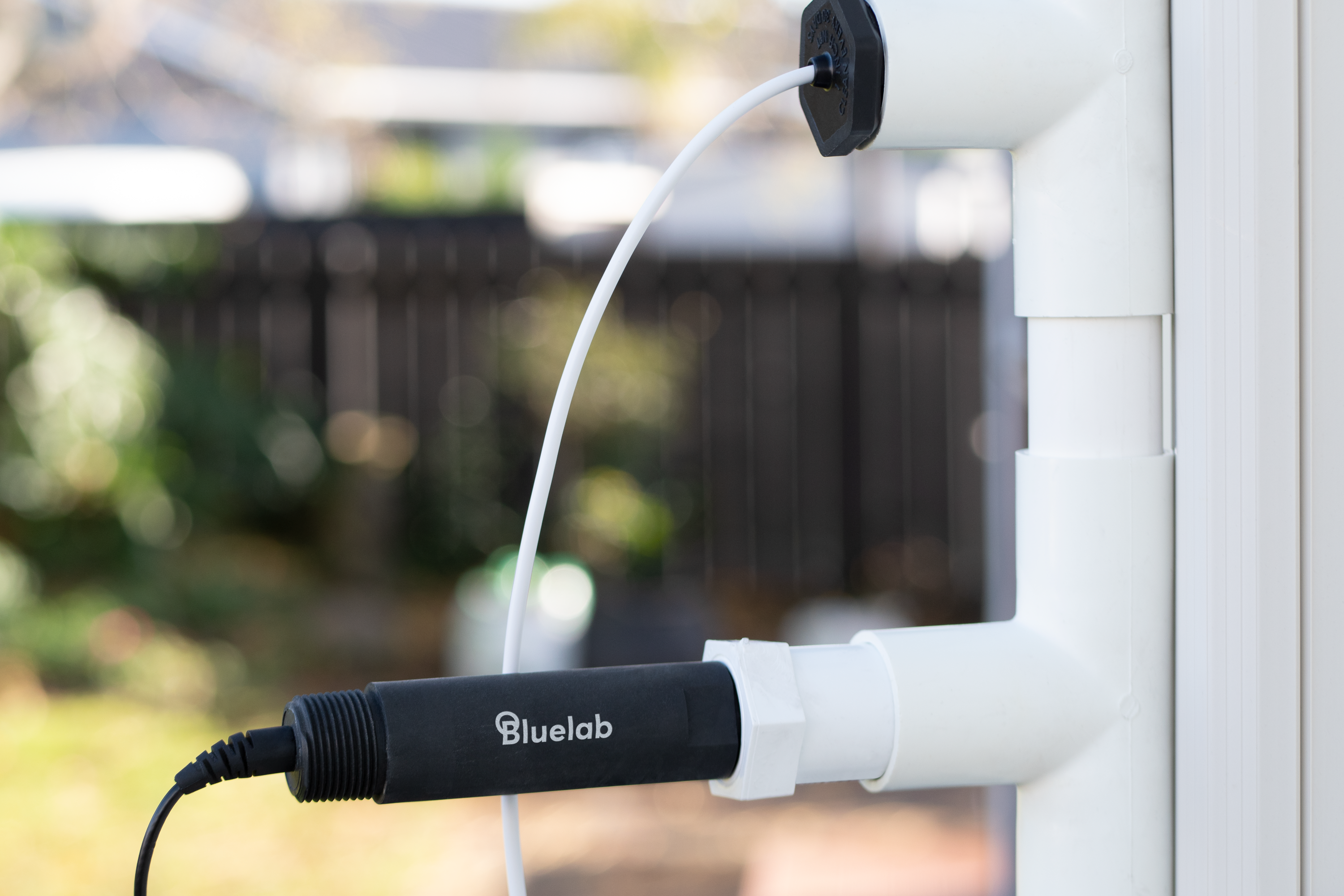 Bluelab pH Probe Inline installed