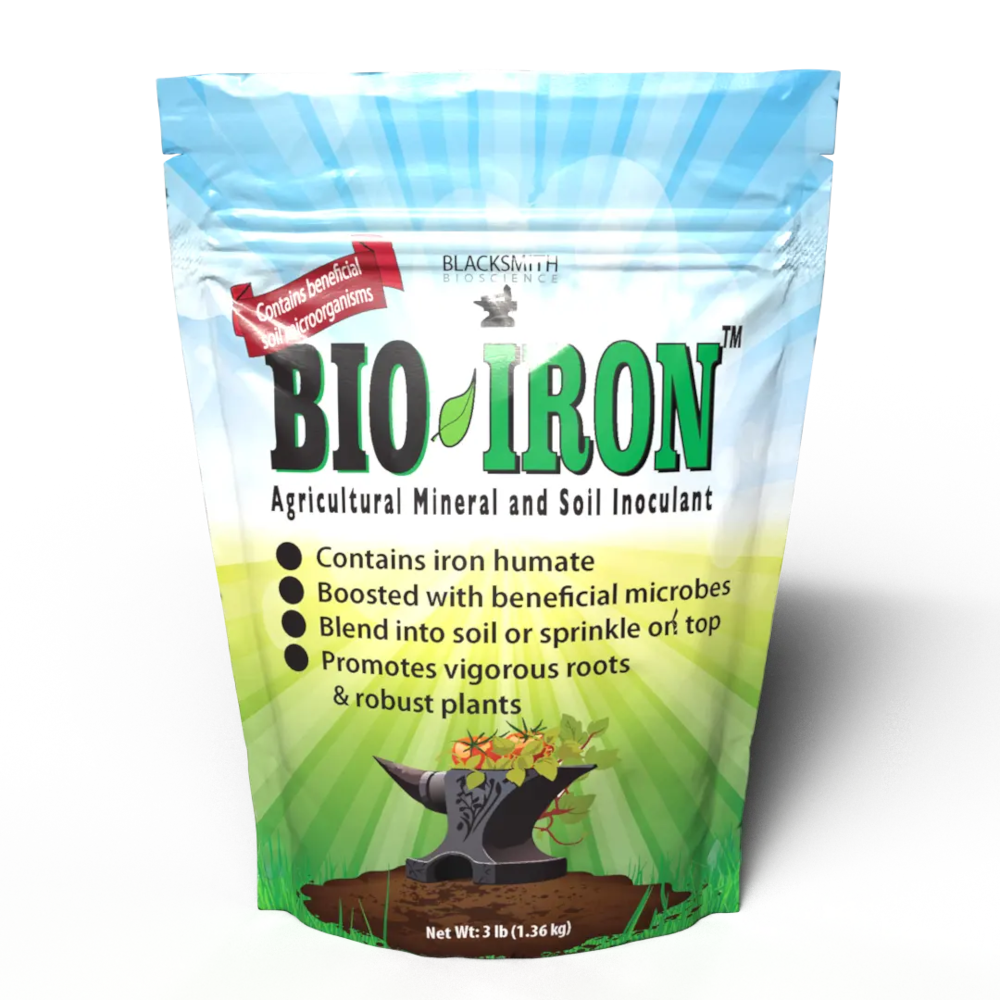 Blacksmith BioScience BIO-IRON BIOLOGICAL SOIL ADDITIVE - 50 LB BAG (40/PLT) - Beneficial Microbes
