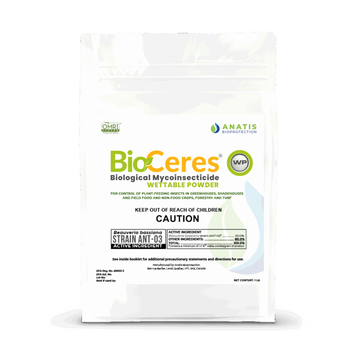 Lallemand - BioCeres WP Bioinsecticide