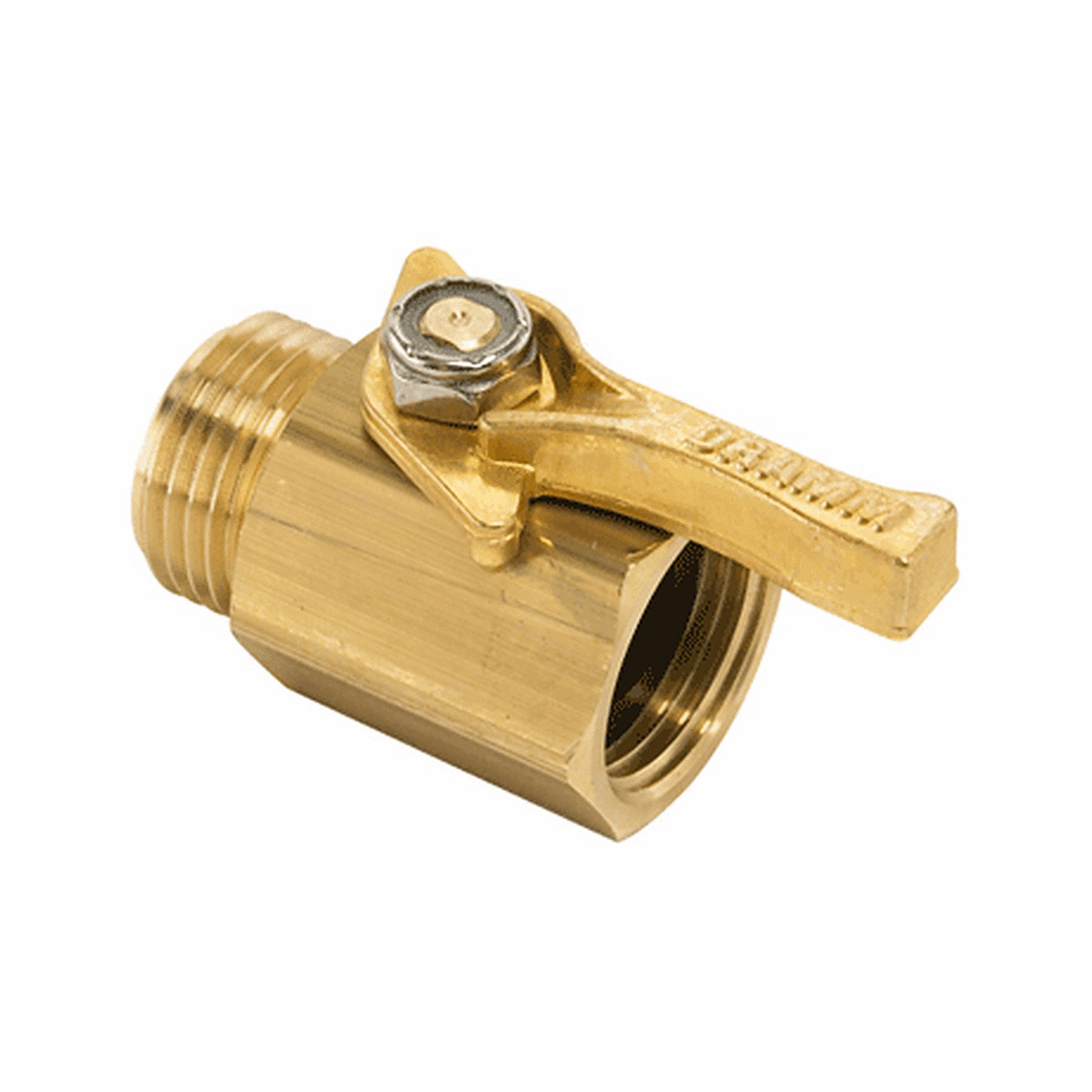 Dramm - 300 Brass Shut-Off Valve Raised Handle