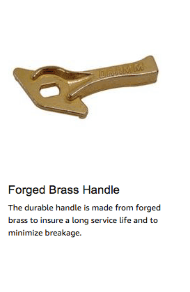 Dramm - 300 Brass Shut-Off Valve Raised Handle