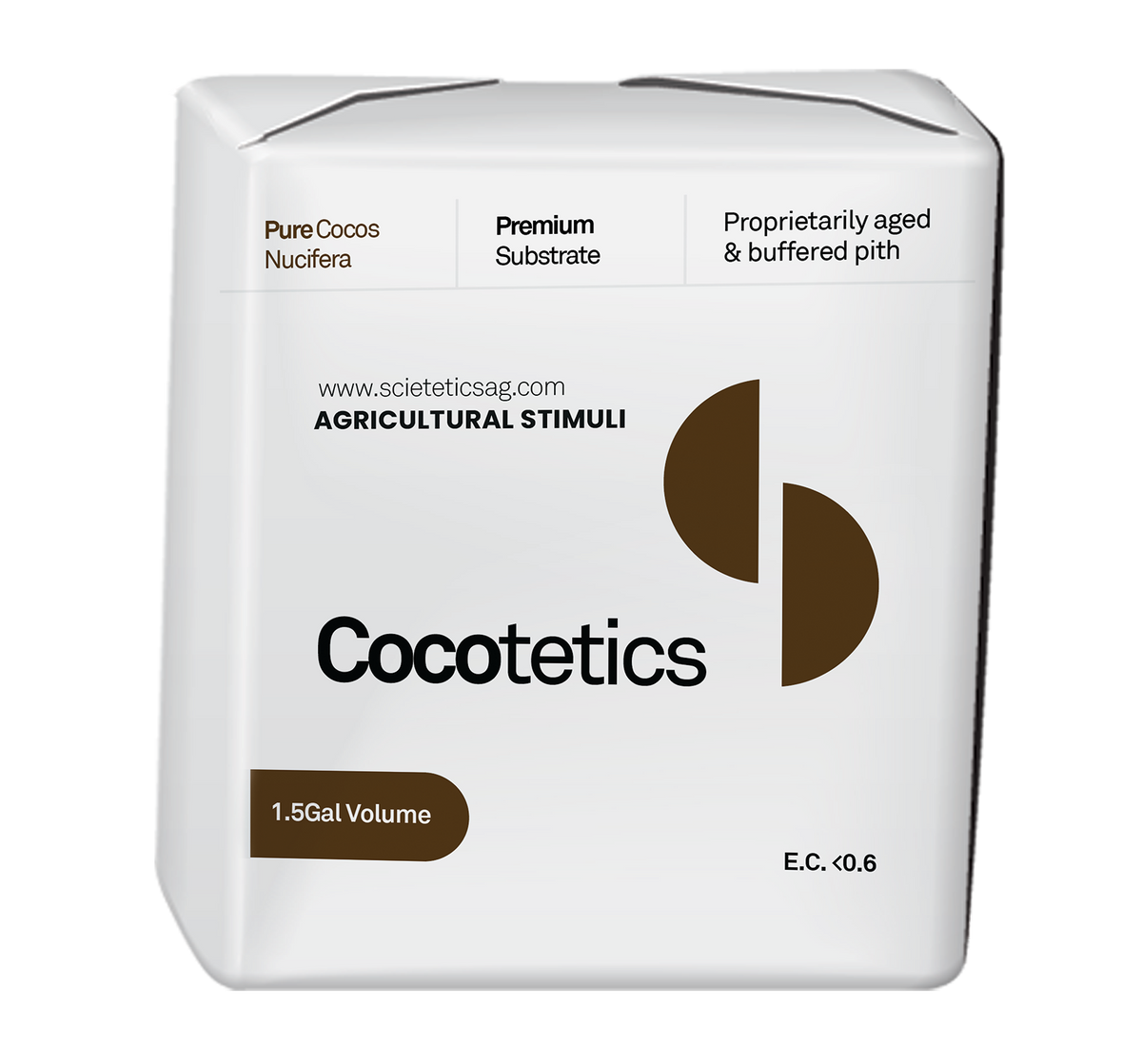 Cocotetics 8 inch 1.5 Gal grow cube