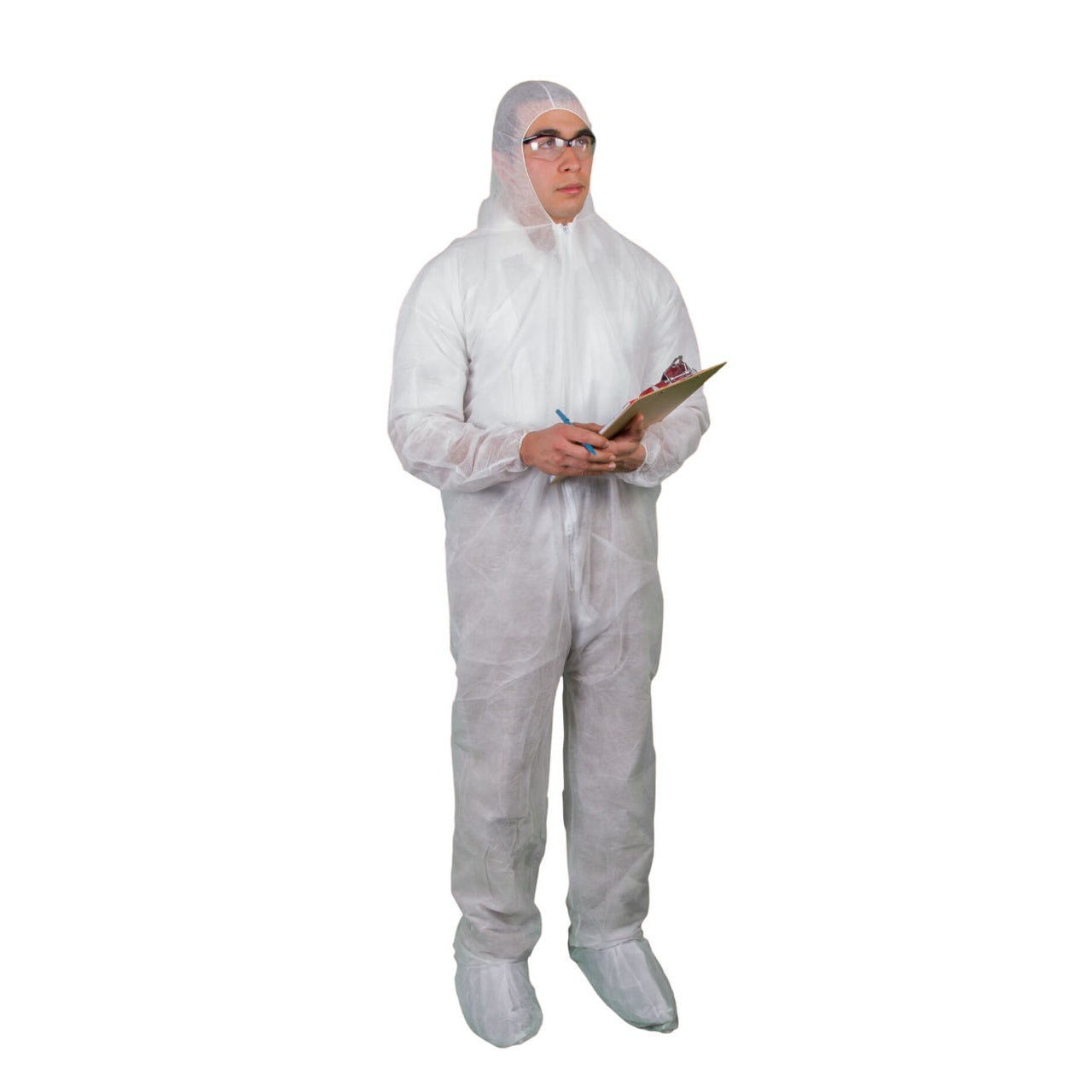 Keystone Safety Polypropylene Coverall with Hood and Boots