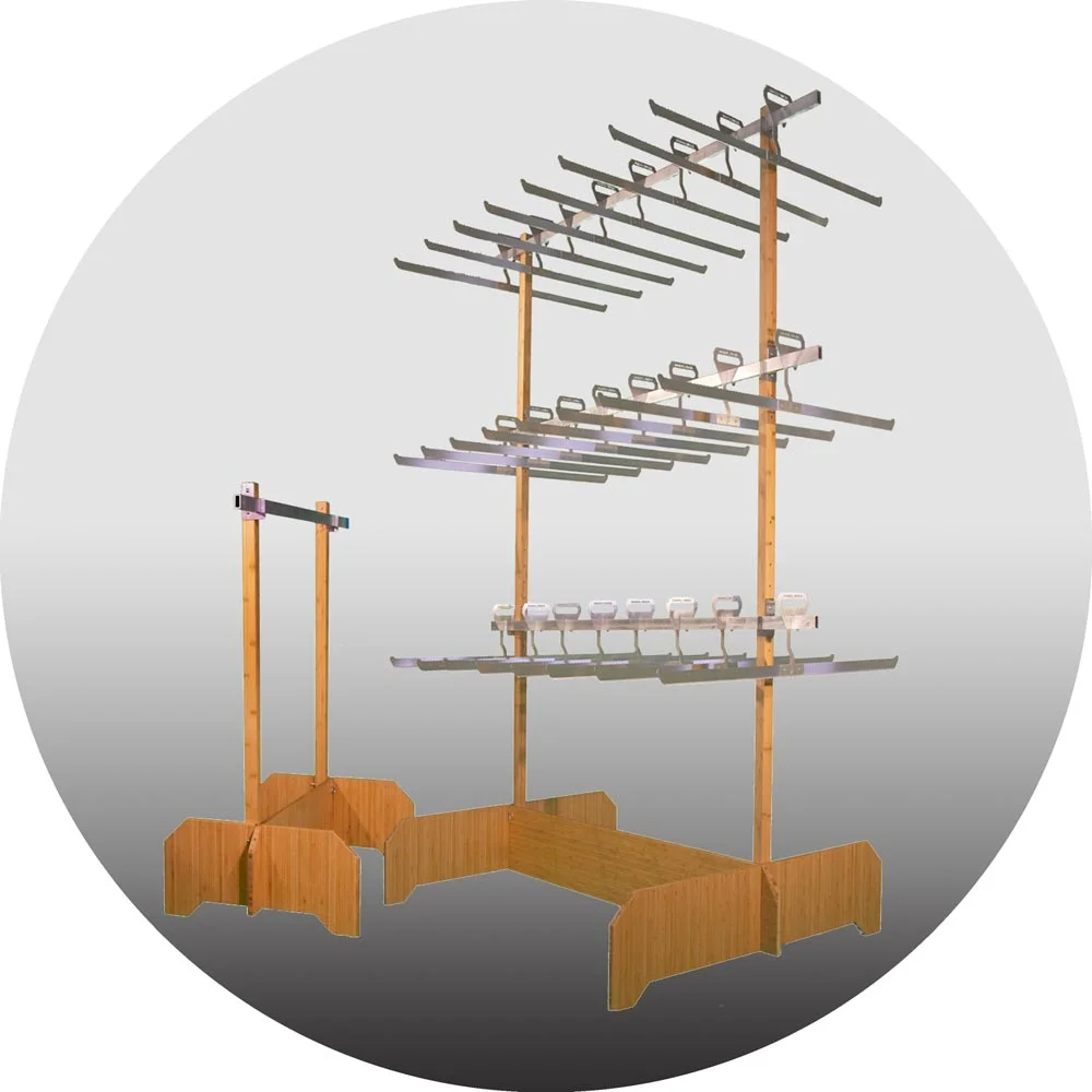 DRIFLOWER CLASSIC HANGHARVESTING KITS - Complete with Hangers, Sticks, Drying Rack, and Harvest Rack (wood base)