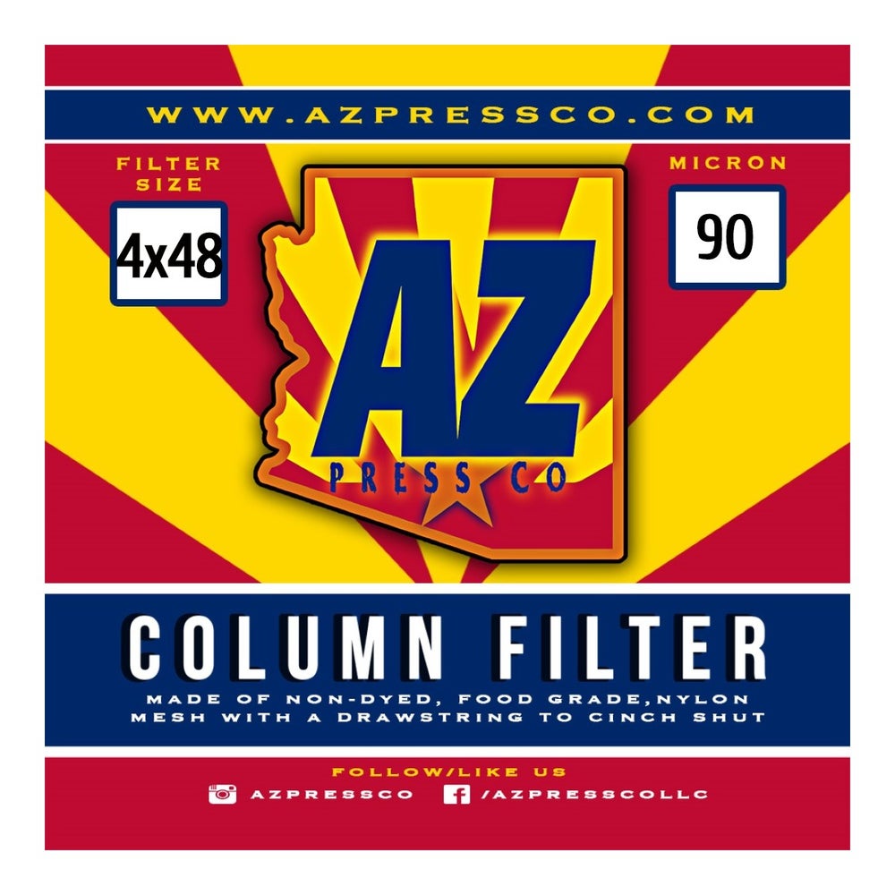 AZ Press - 4x48 Material Column Extraction Filter | BLACK LABEL