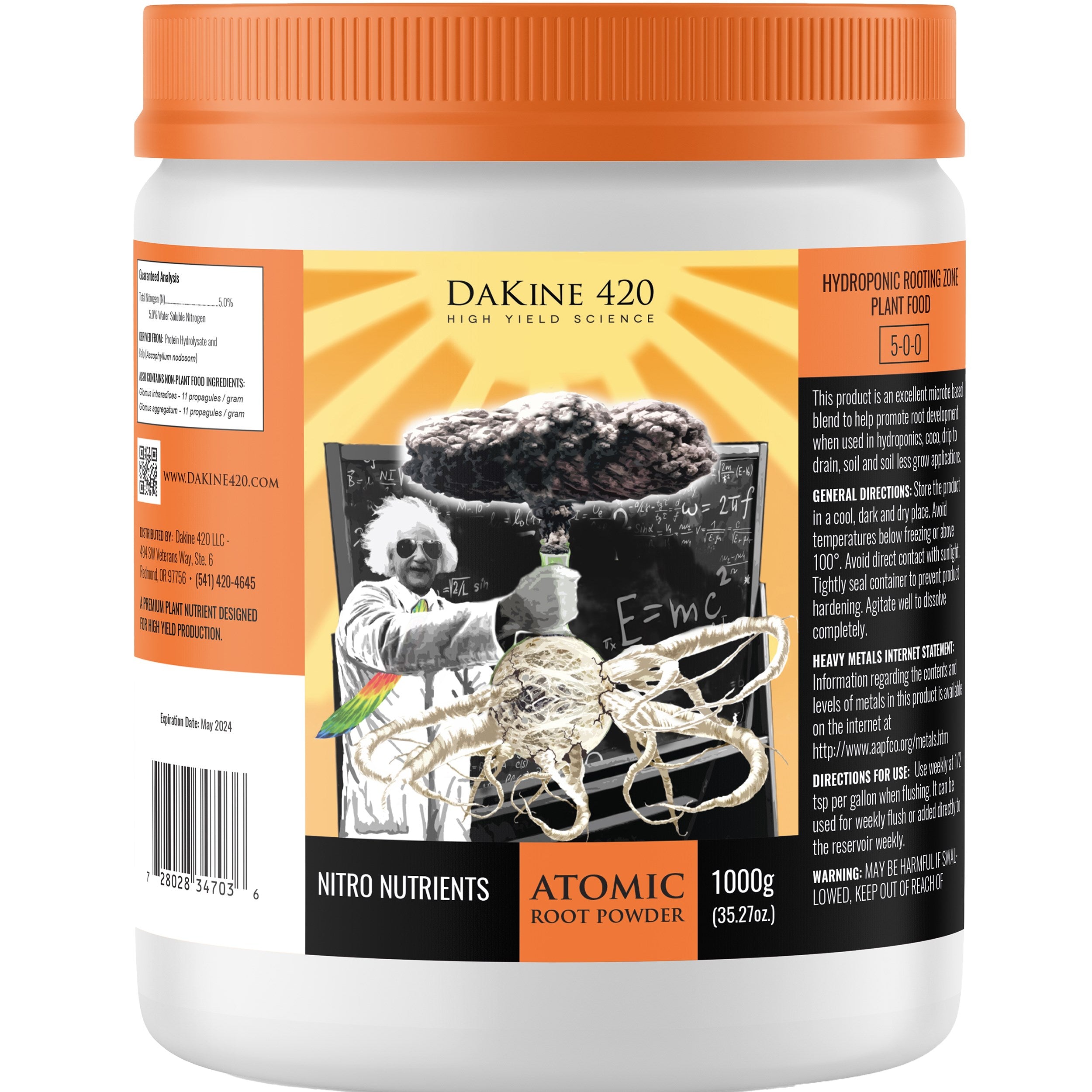 Dakine 420 Atomic Root Powder 5-0-0 1,000g