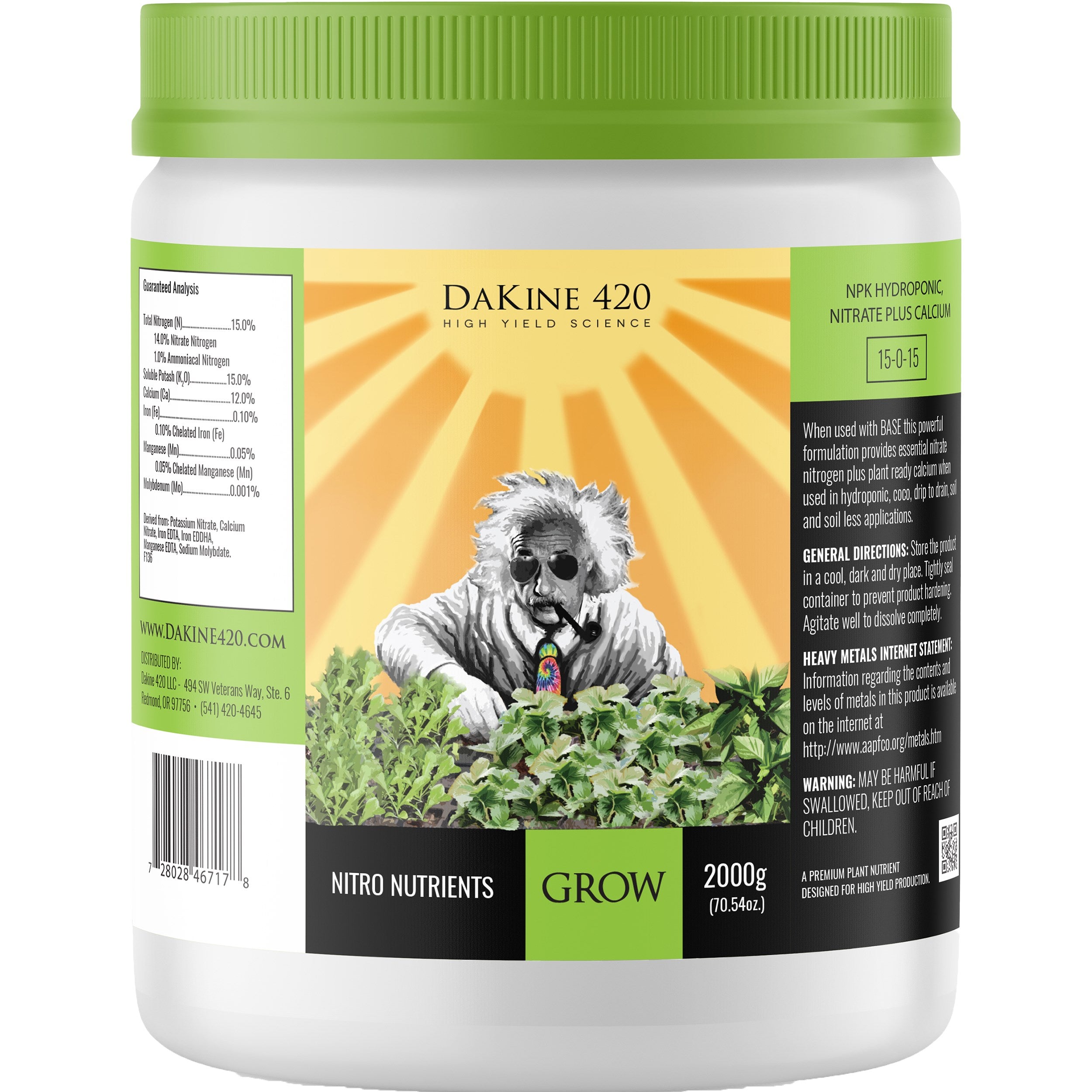 Dakine 420 Nitro Nutrients Grow 15-0-15 2,000g