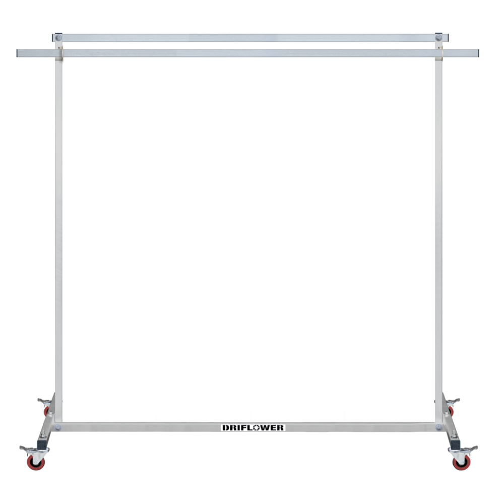 DRIFLOWER TALL BOY ROLLING HARVEST RACK • Tall Rolling Harvest Rack w/ Removable Stick