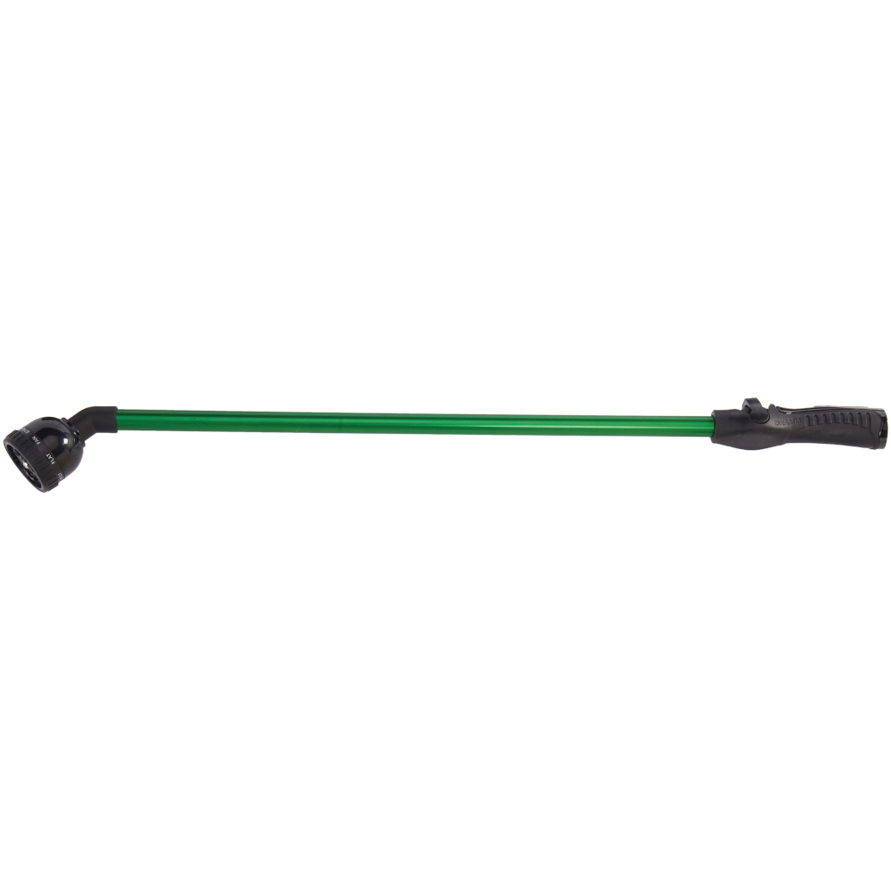 Dramm RainSelect™ One Touch™ Rain Wand™ - 30in - Green - Thumb Control - 9-Pattern Nozzle - From Mist to Stream & Everything In-Between
