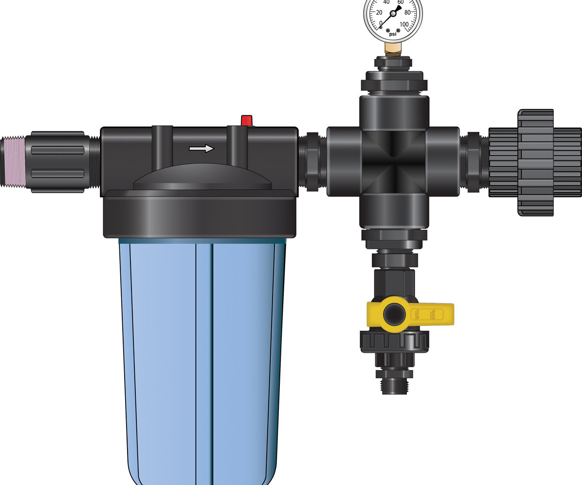Dosatron 1-1/2 in Hi-Flo end kit, no monitor