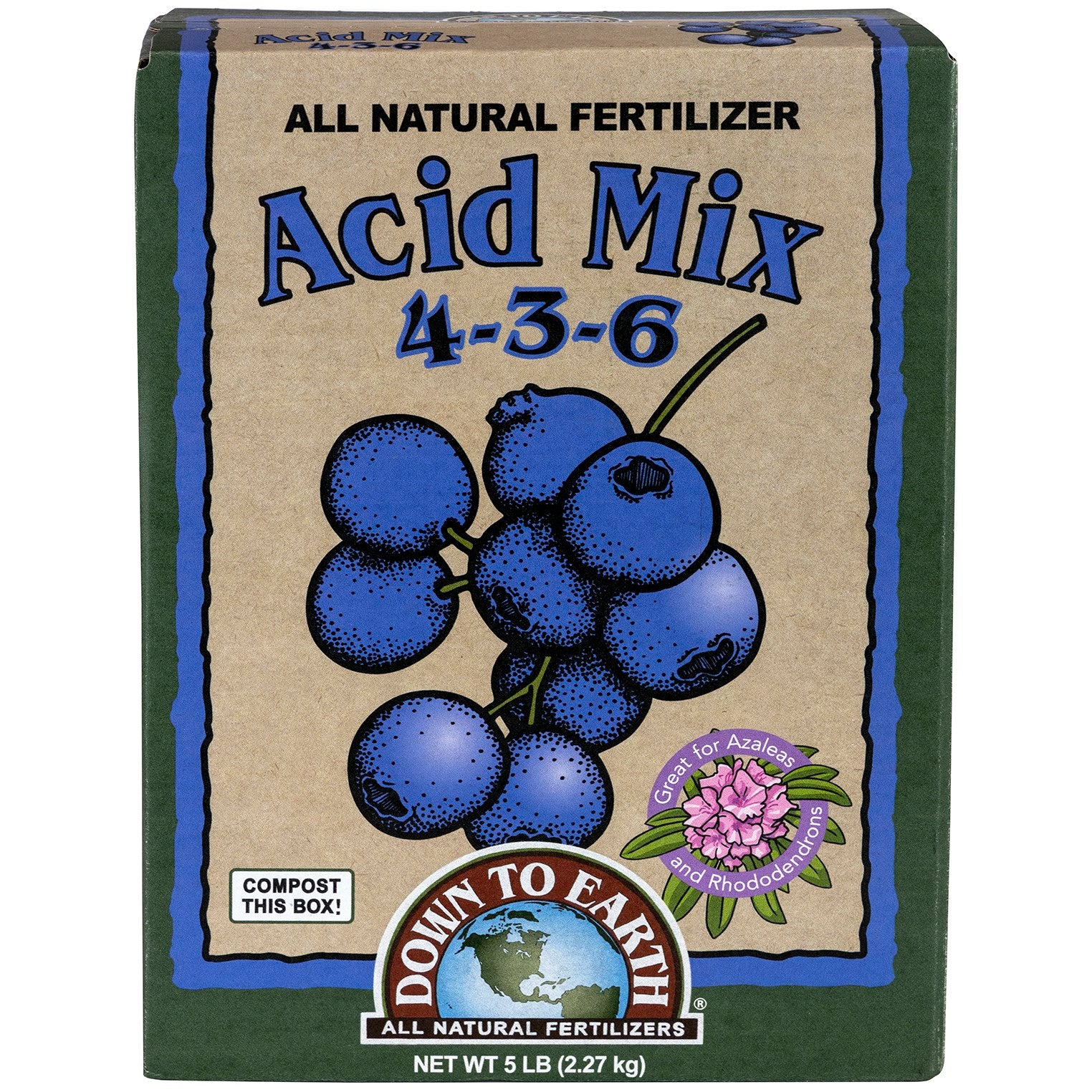 Down to Earth 5# Acid Mix 4-3-6