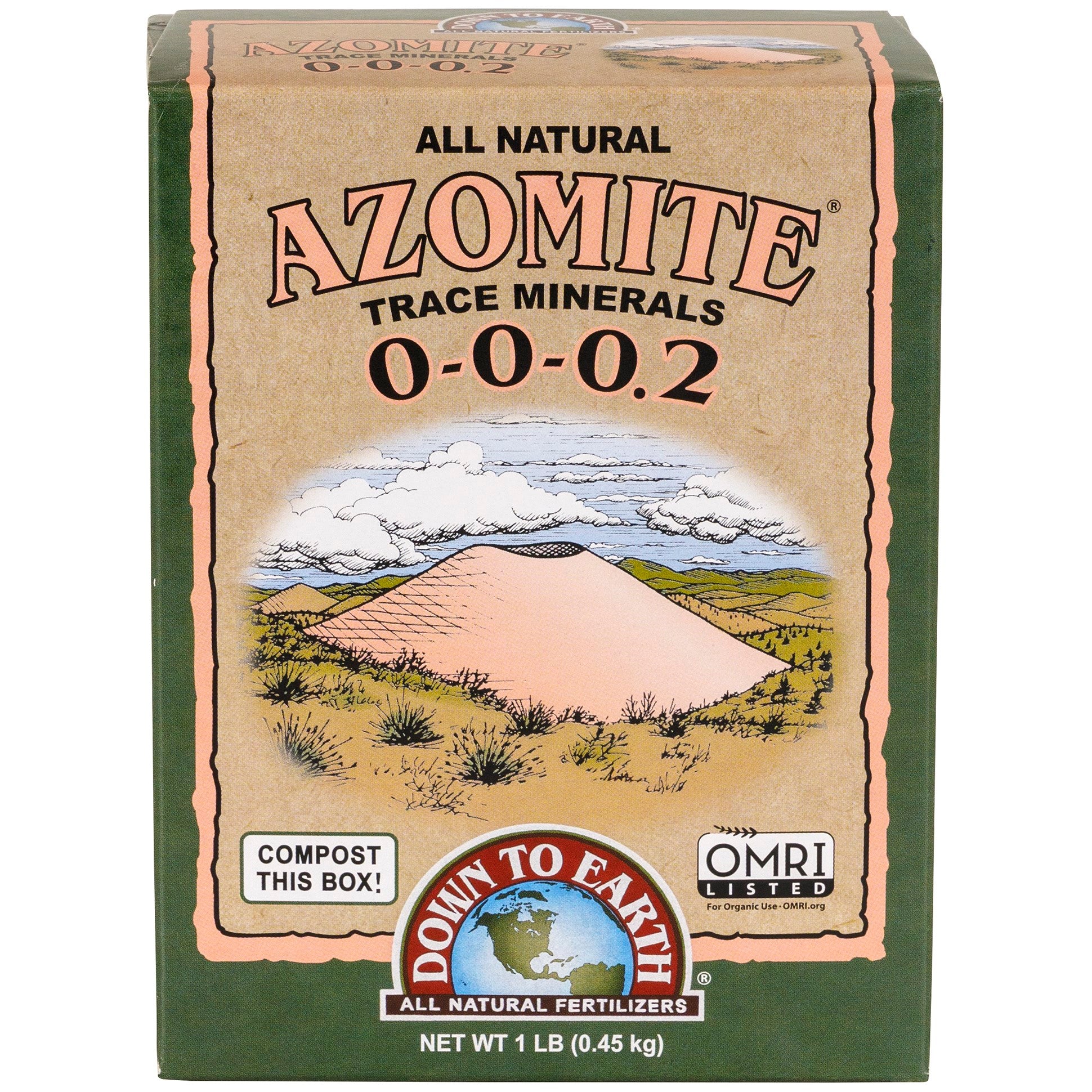 Down to Earth 1# Mini Azomite Sr Powder 0-0-0.2 OMRI