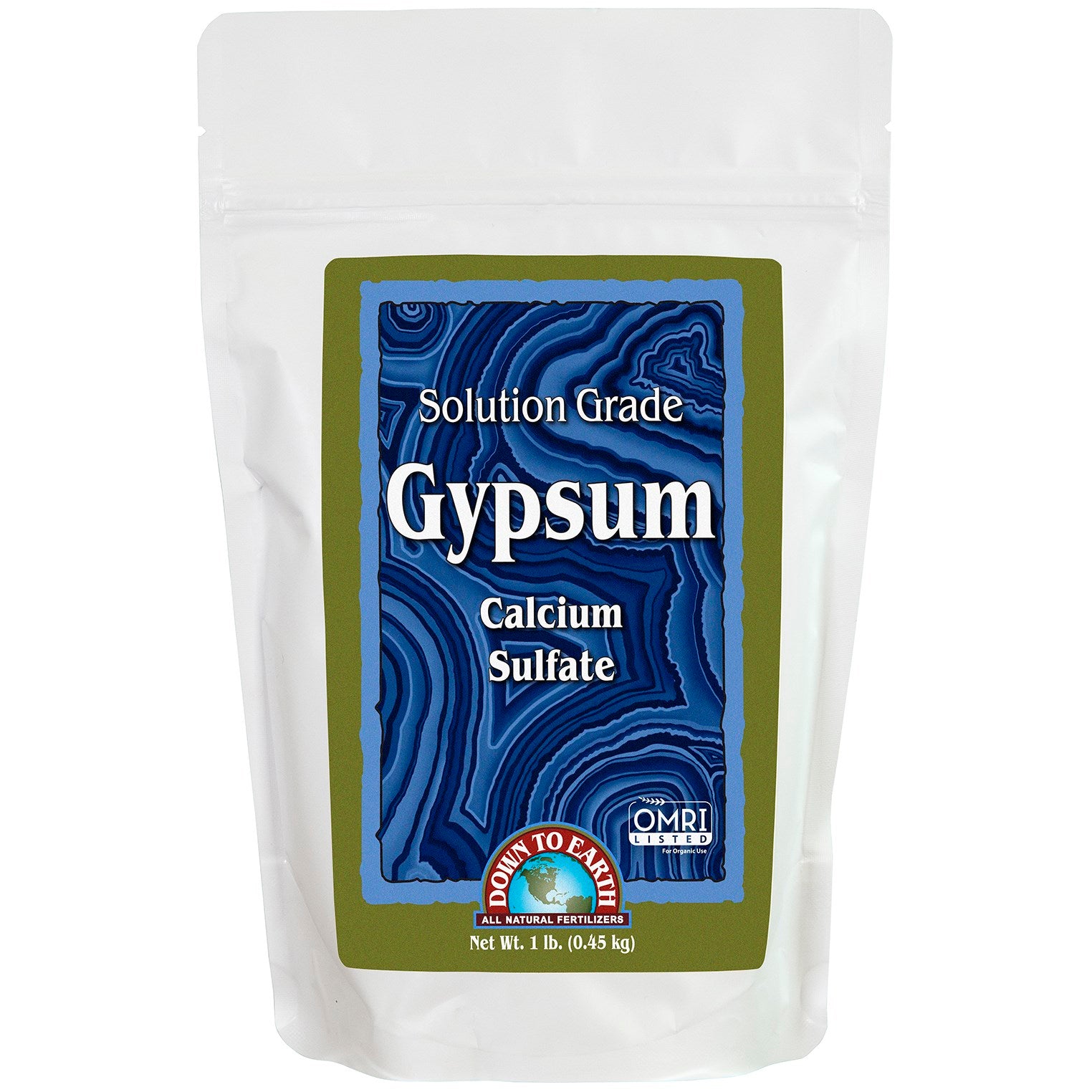 Down to Earth 1# Solution Grade Gypsum OMRI