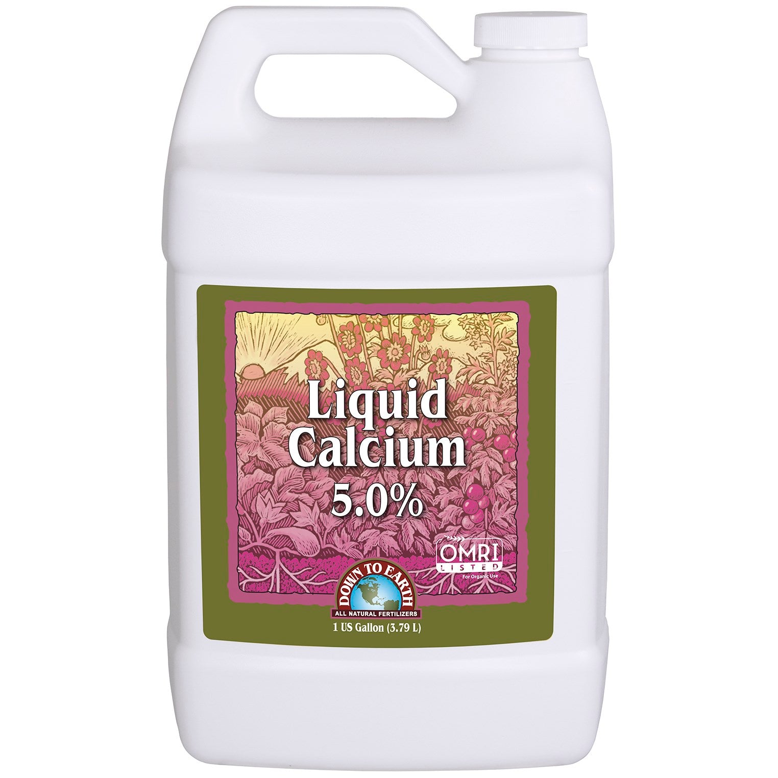 Down to Earth 1gal Liquid Calcium 5.0% OMRI