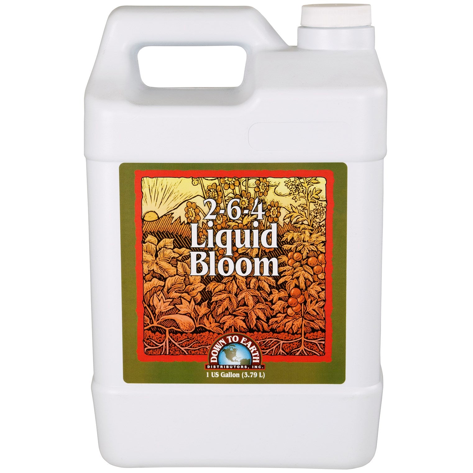 Down to Earth 1gal Liquid Bloom 2-6-4