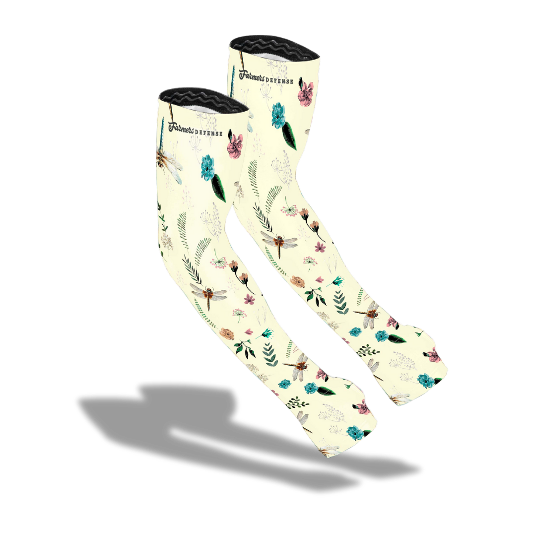 Farmers Defense - Protection Sleeves - Dragonfly Meadow - Cream