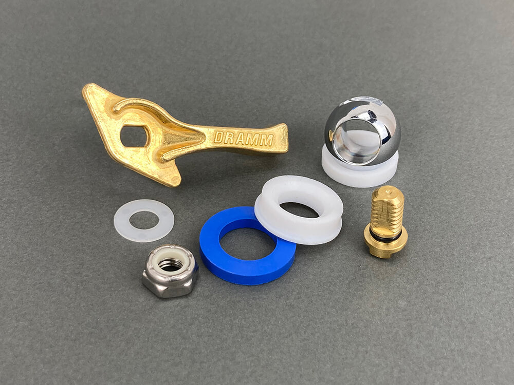 Dramm 300 brass shut-off valve repair kit