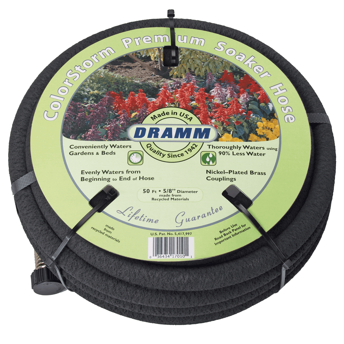 Dramm ColorStorm Soaker Hose 5/8 in 50 ft - 17010