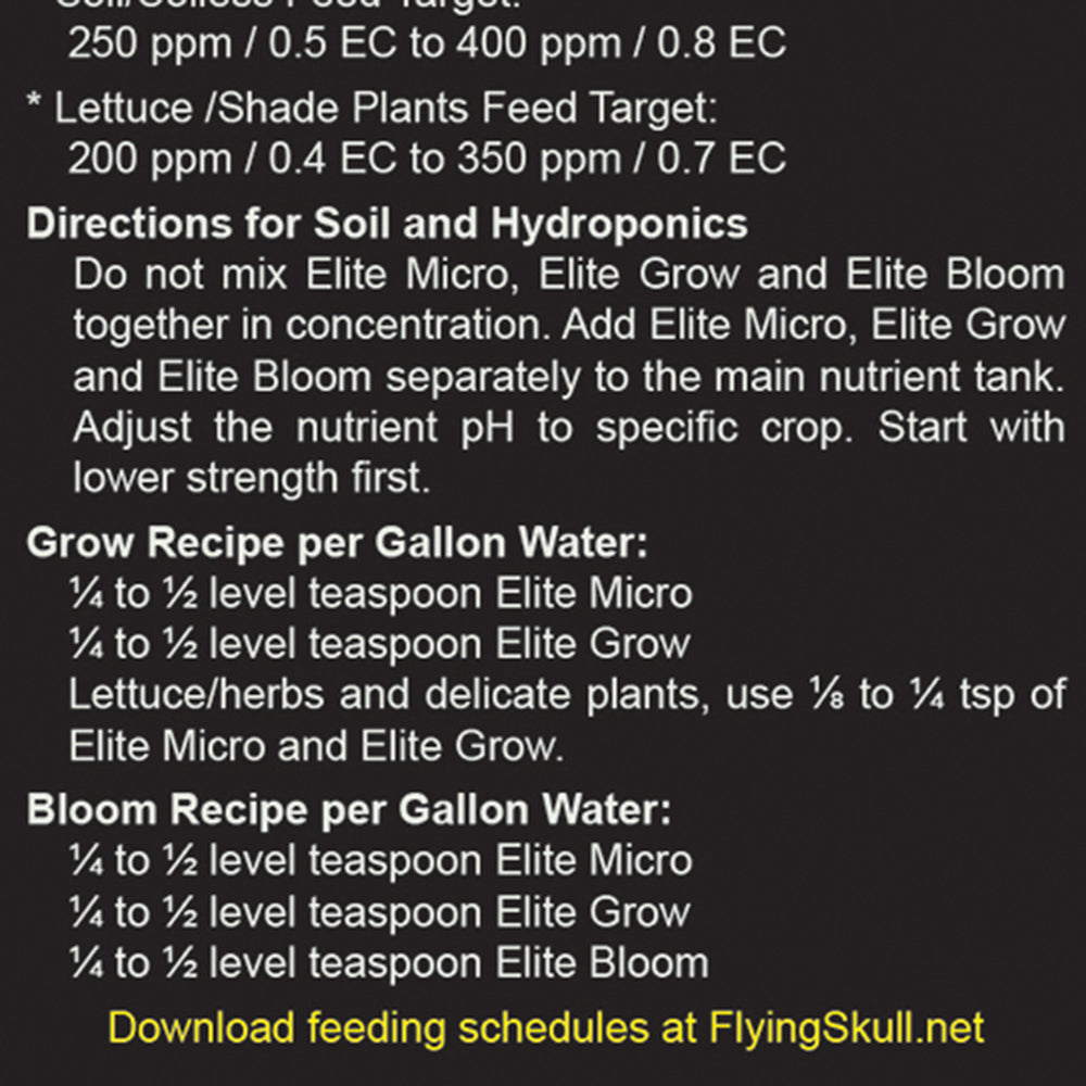 Elite Bloom Plant Nutrients