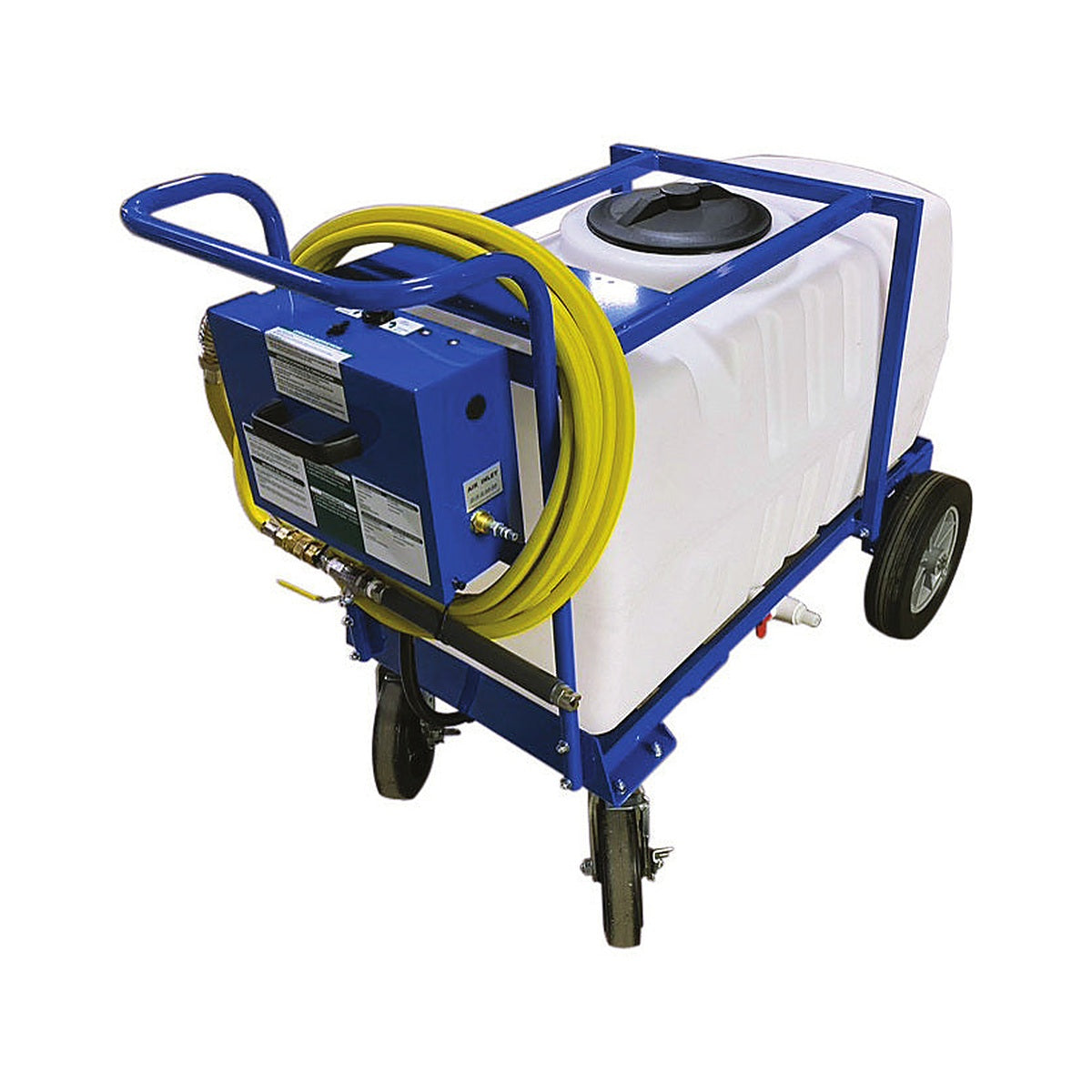 Dramm Air Powered Foamer 50 Gallon on HydraCart frame