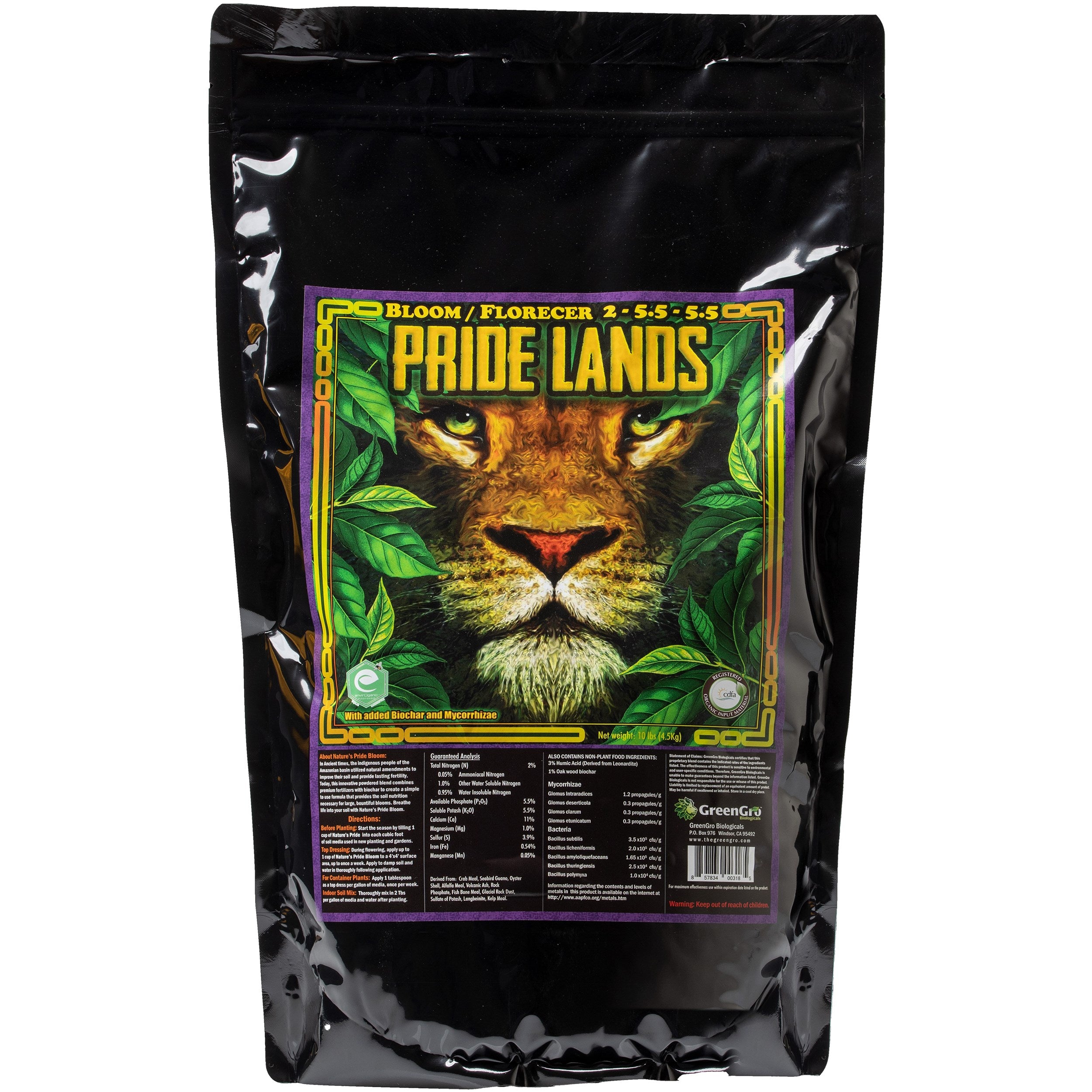 GreenGro Pride Lands 10lb Bloom