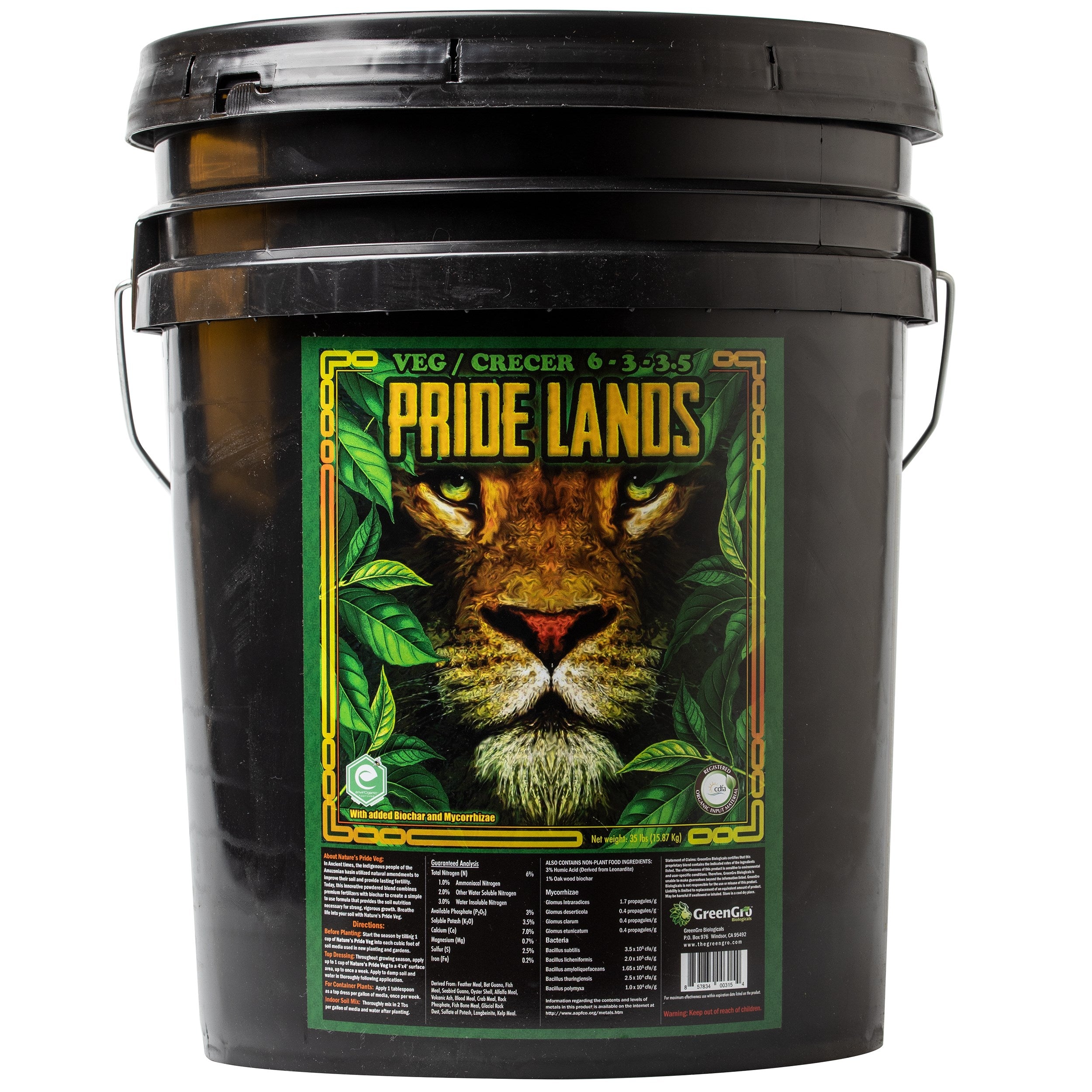 GreenGro Pride Lands 10lb Veg