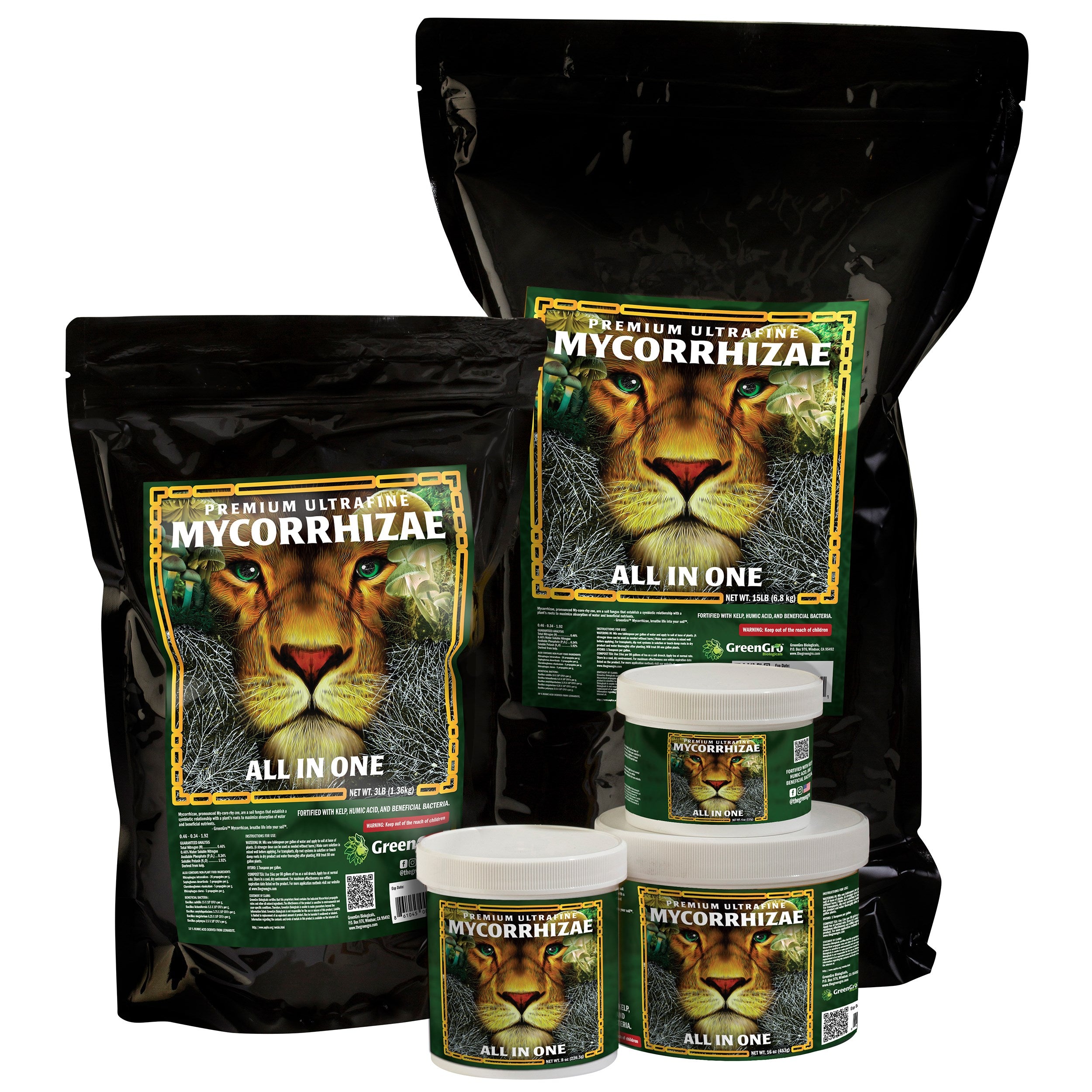 GreenGro 4oz Premium Ultrafine Mycorrhizae