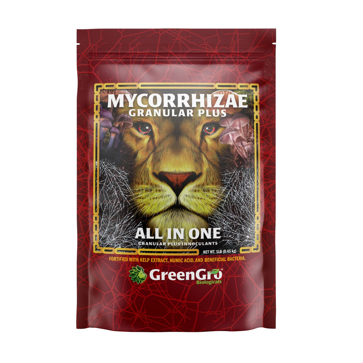 GreenGro Granular Plus Myco 1 lb bag, front of package