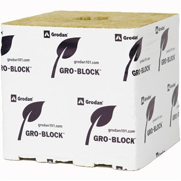 Grodan 1.5 x 1.5 inch 6 / 12 / 50 Cubes -Stone Rock wool A OK 1 Starter  Plugs