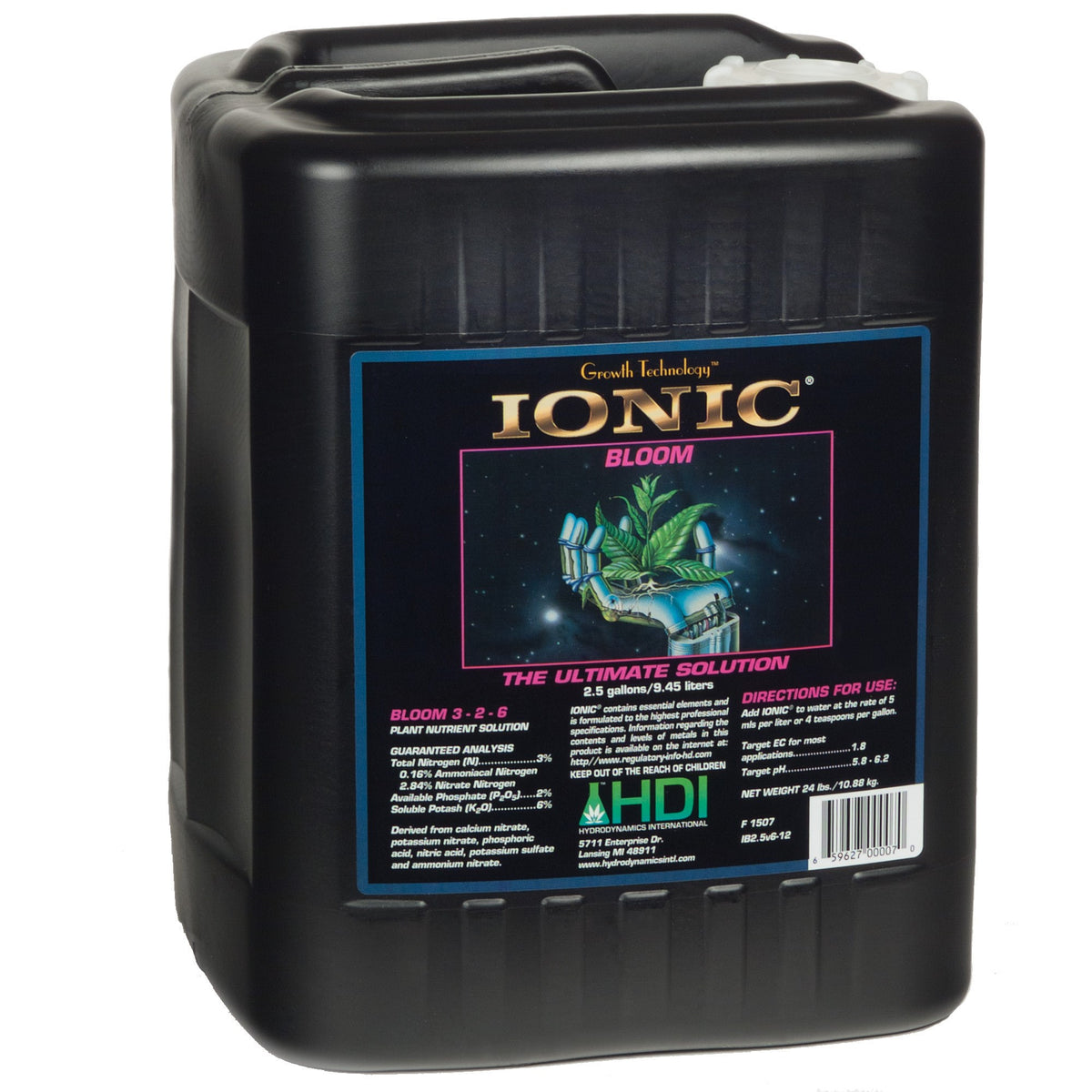 Ionic Bloom 2.5 gallon by Hydrodynamics