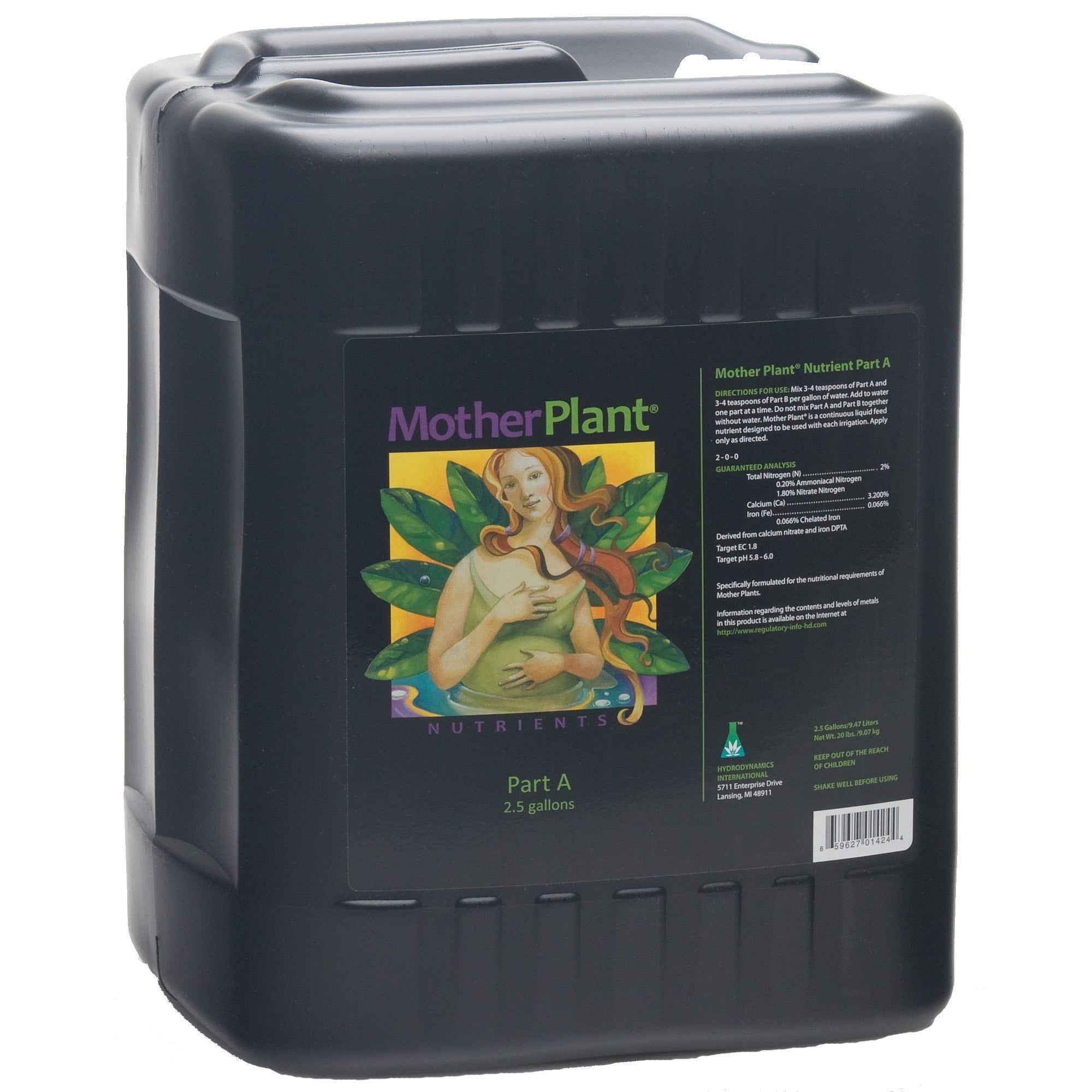 HDI 320oz Motherplant  Part A 2.5 Gallons