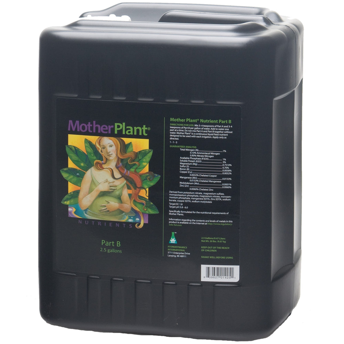 MotherPlant Part B 2.5 gallon by Hydrodynamics