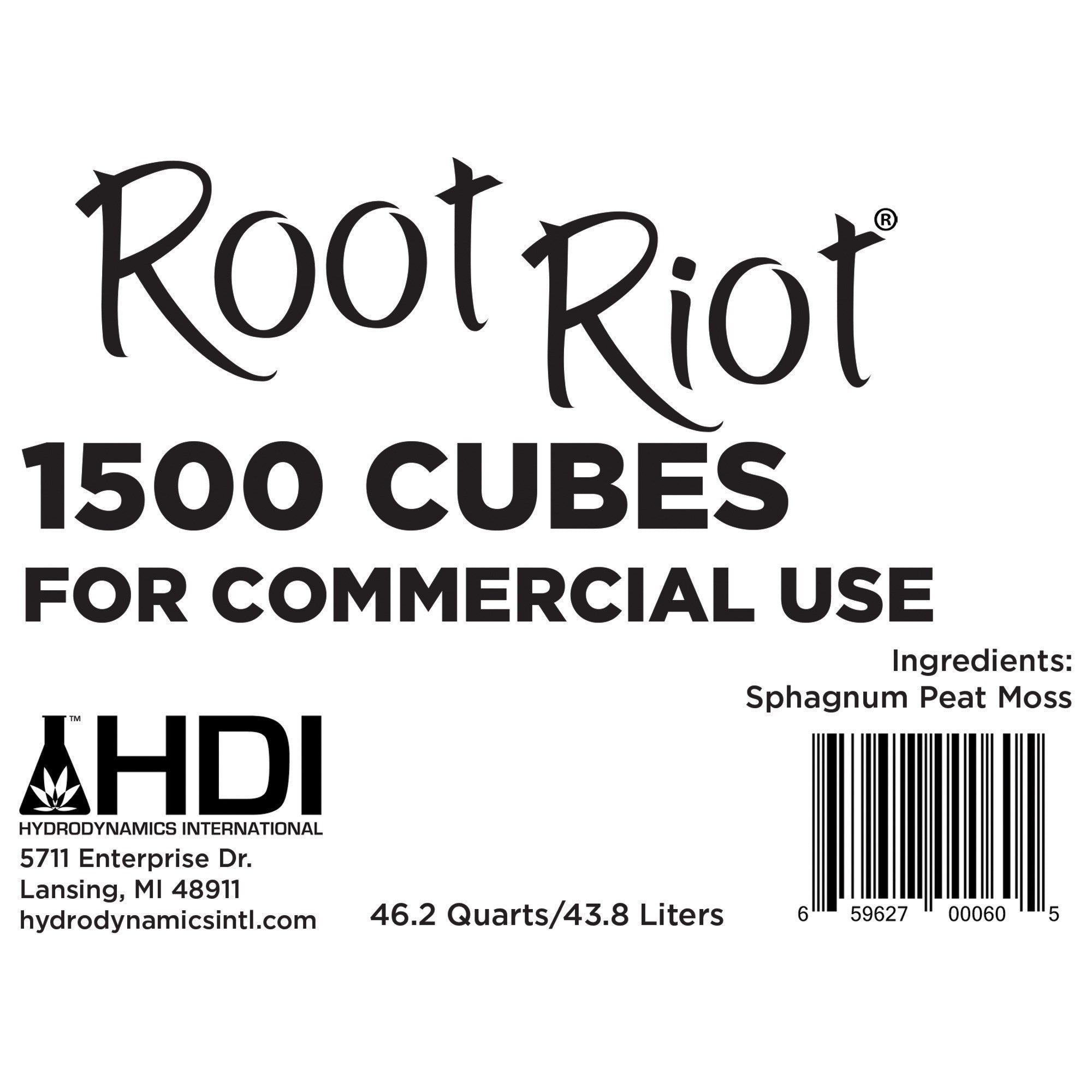 Root Riot Starter Cubes 1500 bulk by Hydrodynamics