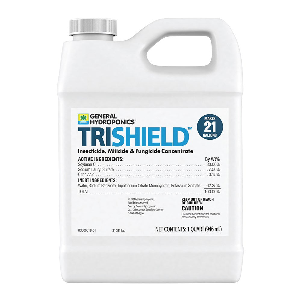 General Hydroponics 32oz TriShield Insecticide / Miticide / Fungicide Concentrate (12/CS)