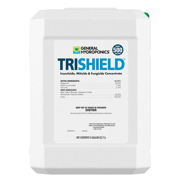 General Hydroponics 6gal TriShield Insecticide / Miticide / Fungicide Concentrate (48/PL)